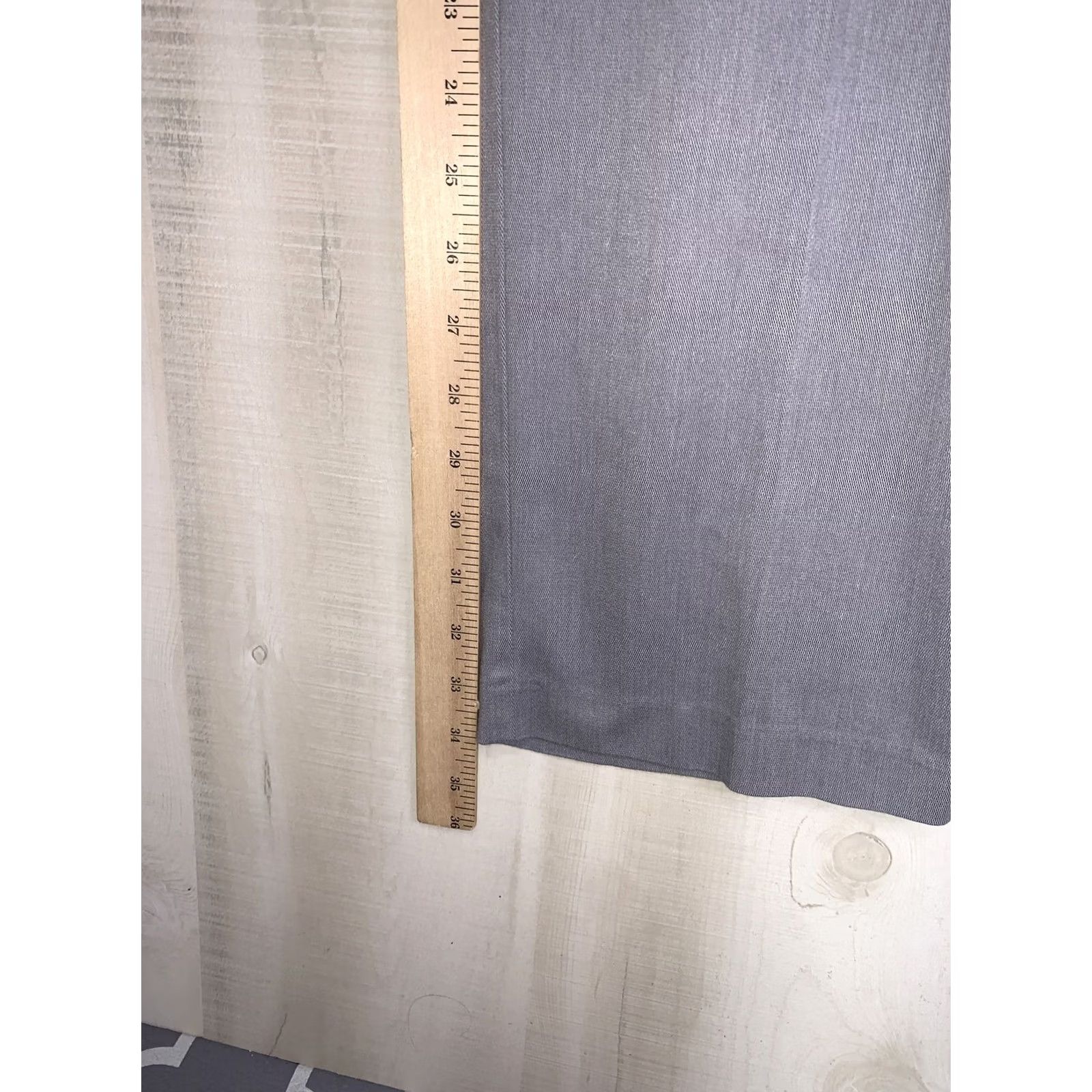 Roundtree & Yorke VINTAGE? Roundtree & Yorke Travel Smart Classic Fit Gray Straight Leg Stretch Mens Pants Size US 34 / EU 50 - 6 Thumbnail