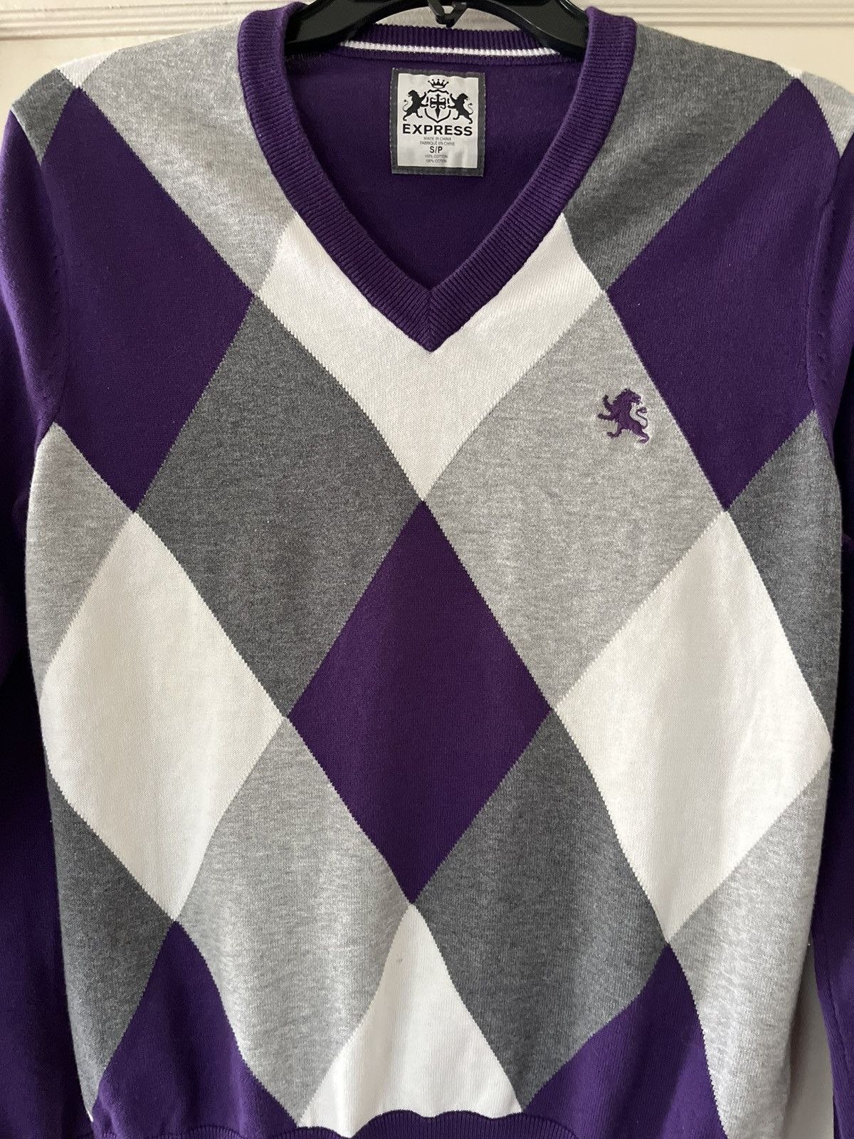 Express Really cool vintage checkered 90’s inspired express sweater Size US S / EU 44-46 / 1 - 7 Thumbnail