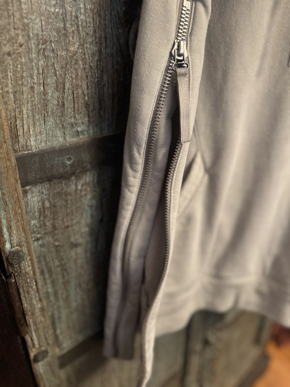 Helmut Lang Side-Zip Short Sleeve Hoodie Sweatshirt in Khaki Size US XL / EU 56 / 4 - 3 Thumbnail
