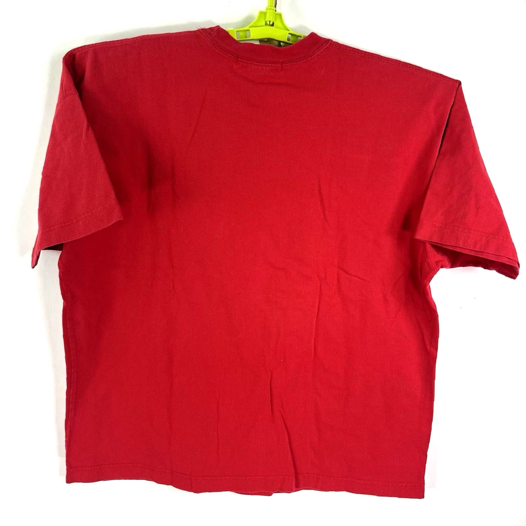 Vintage Goeffrey Beene T-Shirt Mens XL Red Graphic Print Bicycle Crew Neck Short Sleeve Vintage No Size US XL / EU 56 / 4 - 6 Thumbnail