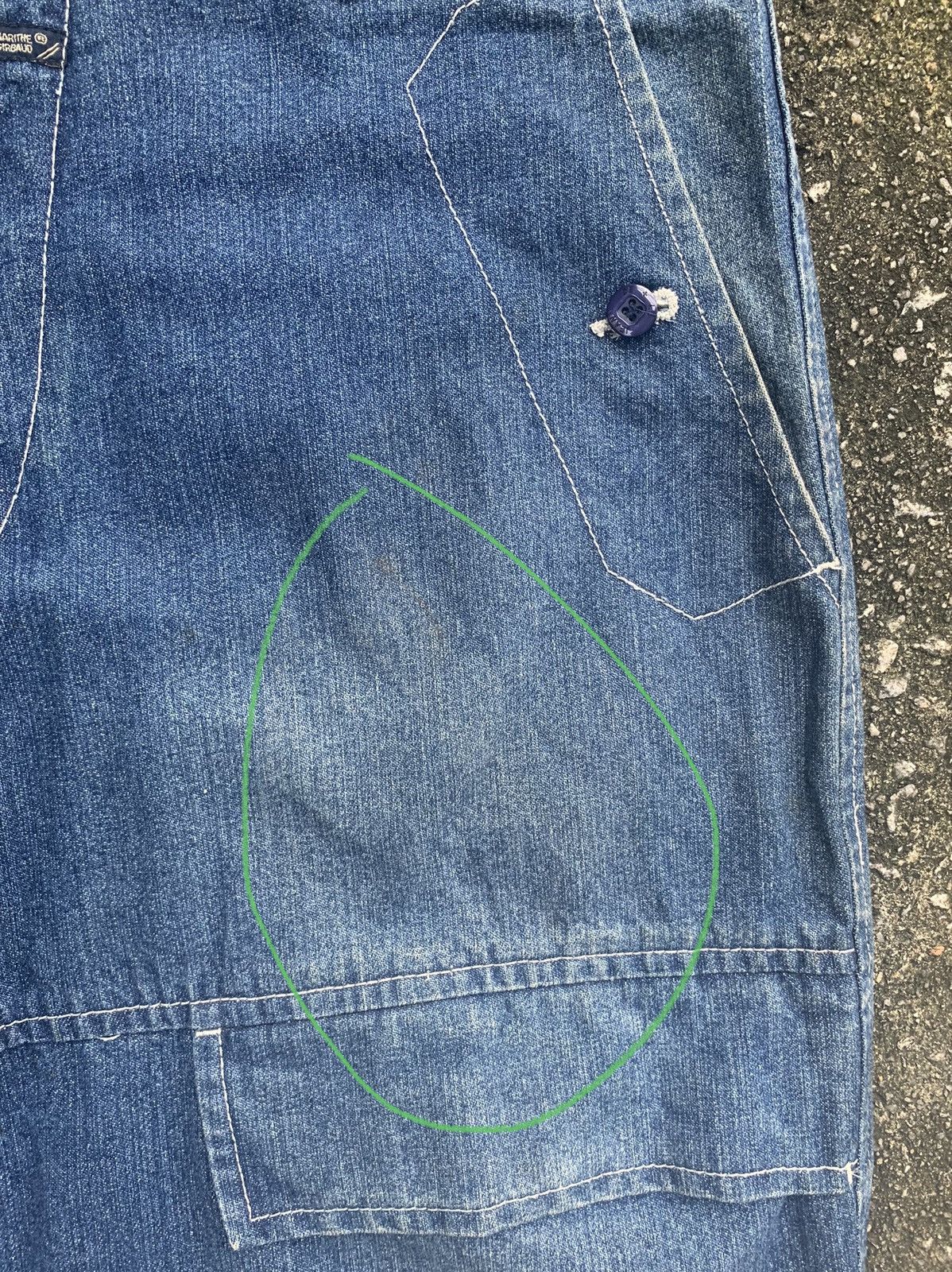Marithe + Francois Girbaud Le Jean De Marithe Francois Girbaud Reconstructed Pant Size US 35 - 12 Thumbnail