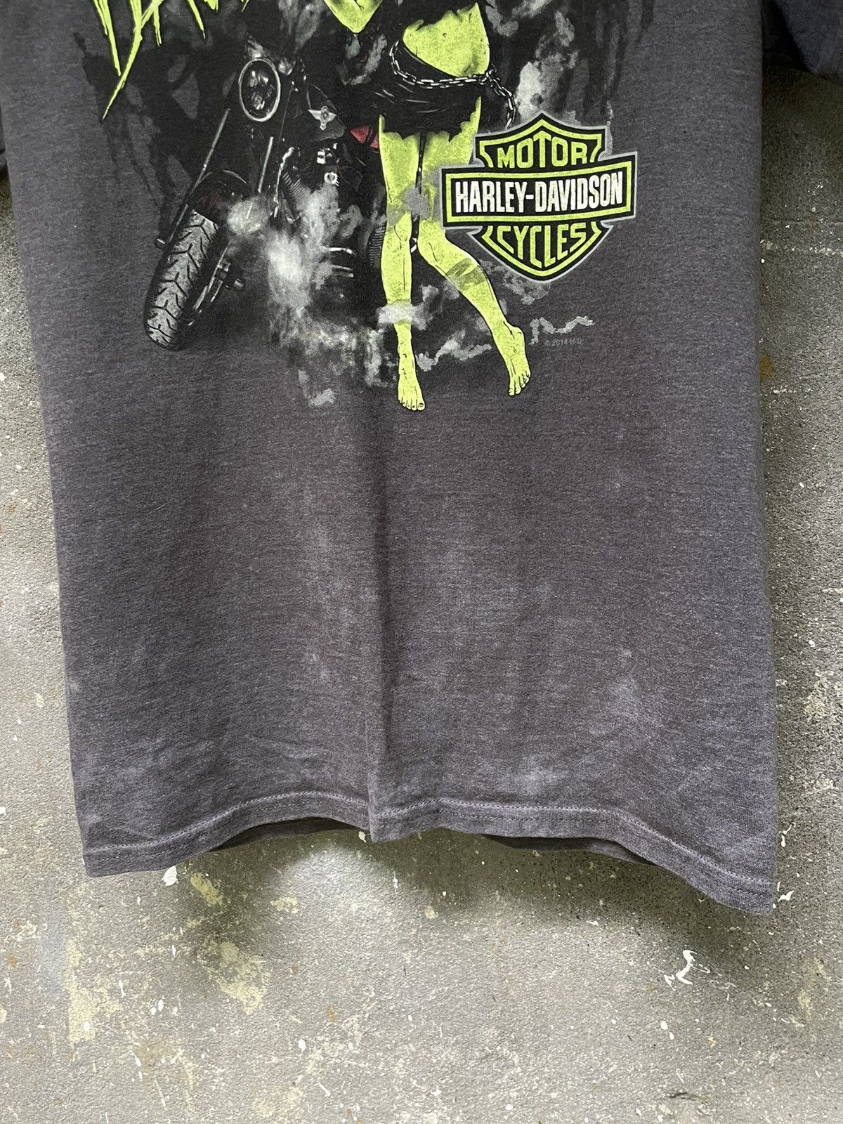 Harley Davidson Vintage Hanes Harley Davidson Zombie T-Shirt RARE Size US S / EU 44-46 / 1 - 8 Thumbnail