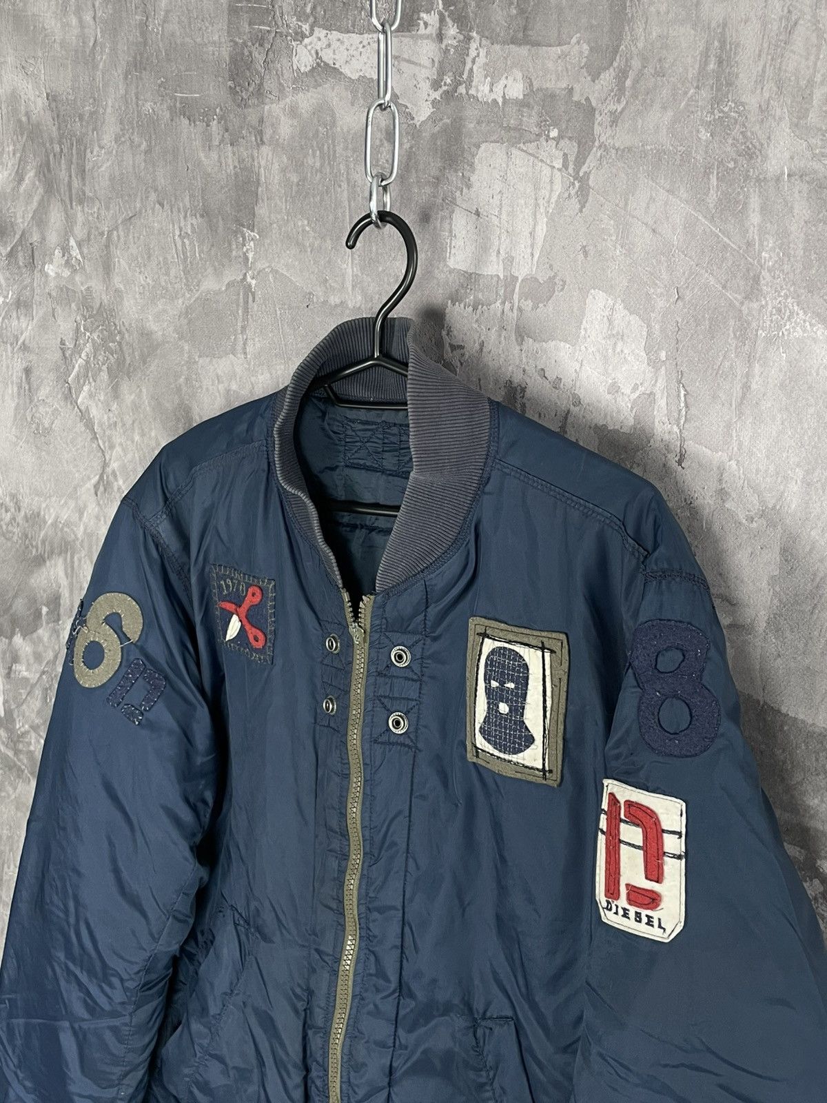 Vintage Vintage Patchwork Y2K Style Bomber Jacket Size US M / EU 48-50 / 2 - 7 Thumbnail