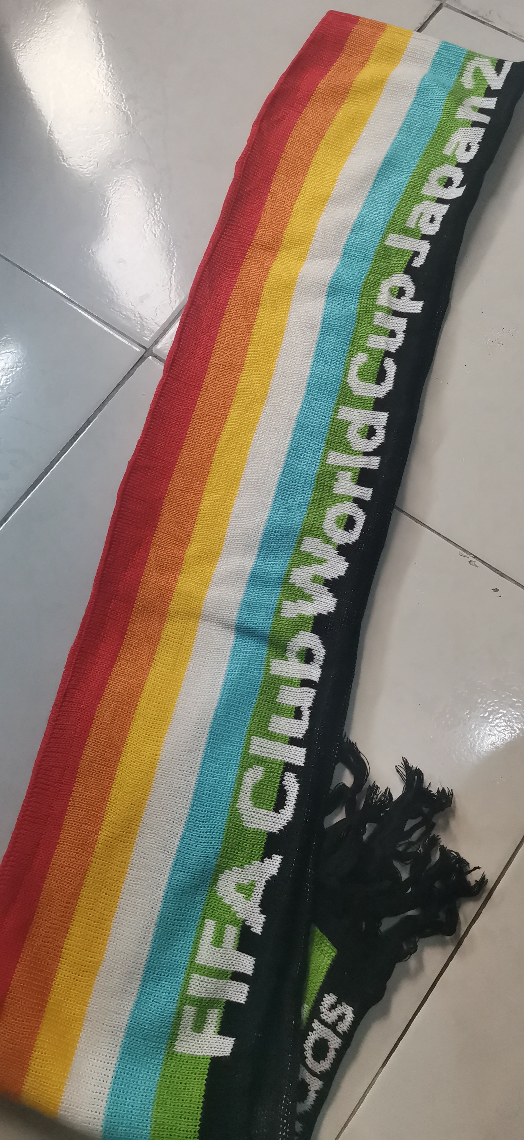 Adidas Adidas FIFA Club World Cup Japan 2016 Acrylic Muffler Scarf Size ONE SIZE - 4 Thumbnail