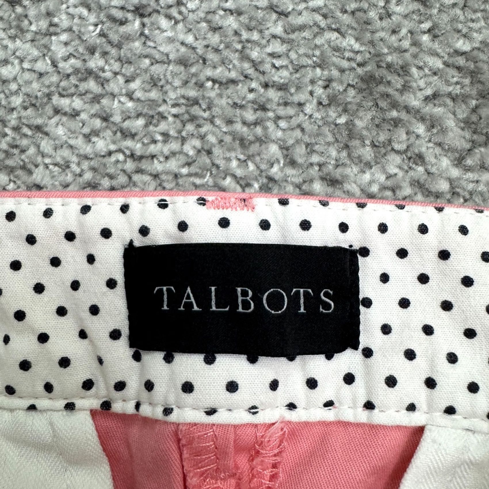 Talbots Talbots Pink Chino Ankle Pants Womens Size 6 Button Cuff Cotton 32x25 Size 28" / US 6 / IT 42 - 5 Thumbnail