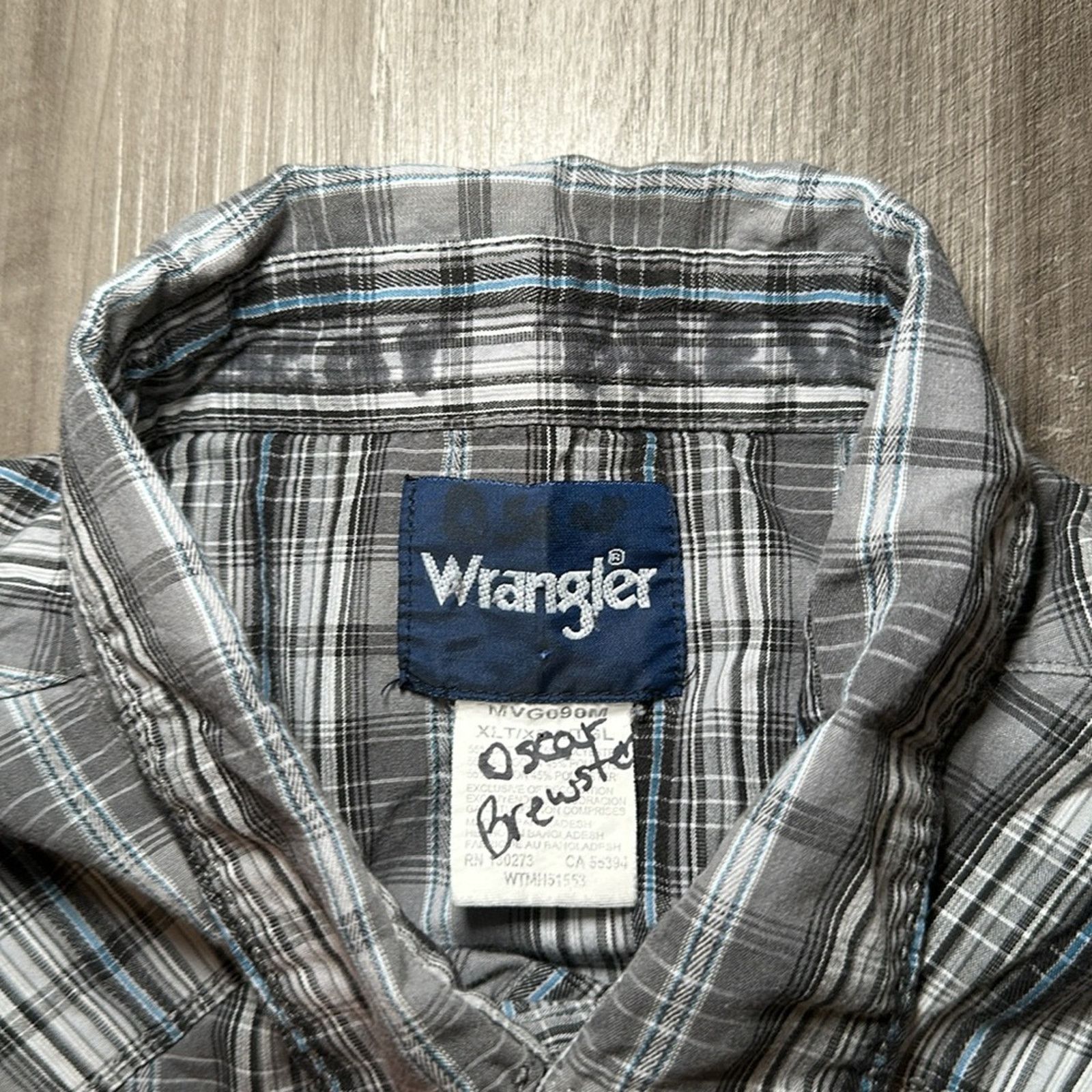 Wrangler Wrangler Western Long Sleeve Pearl Snap Button - XLT Size US XL / EU 56 / 4 - 6 Thumbnail