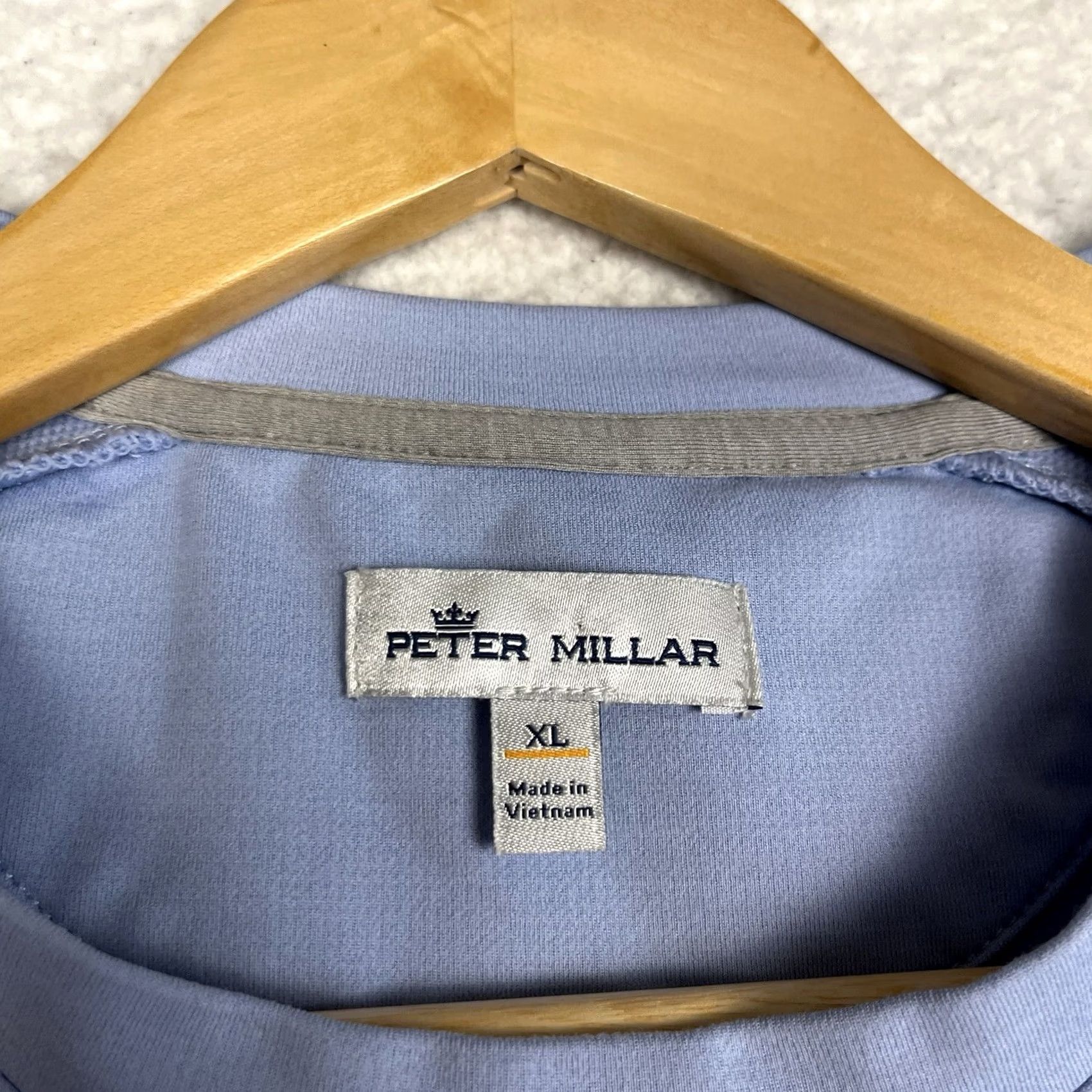 Peter Millar Peter Millar Cradle Performance Crewneck XL Iceberg Blue Stretch Pullover Golf Shirt Men Regular Size XL Blue Size US XL / EU 56 / 4 - 2 Thumbnail