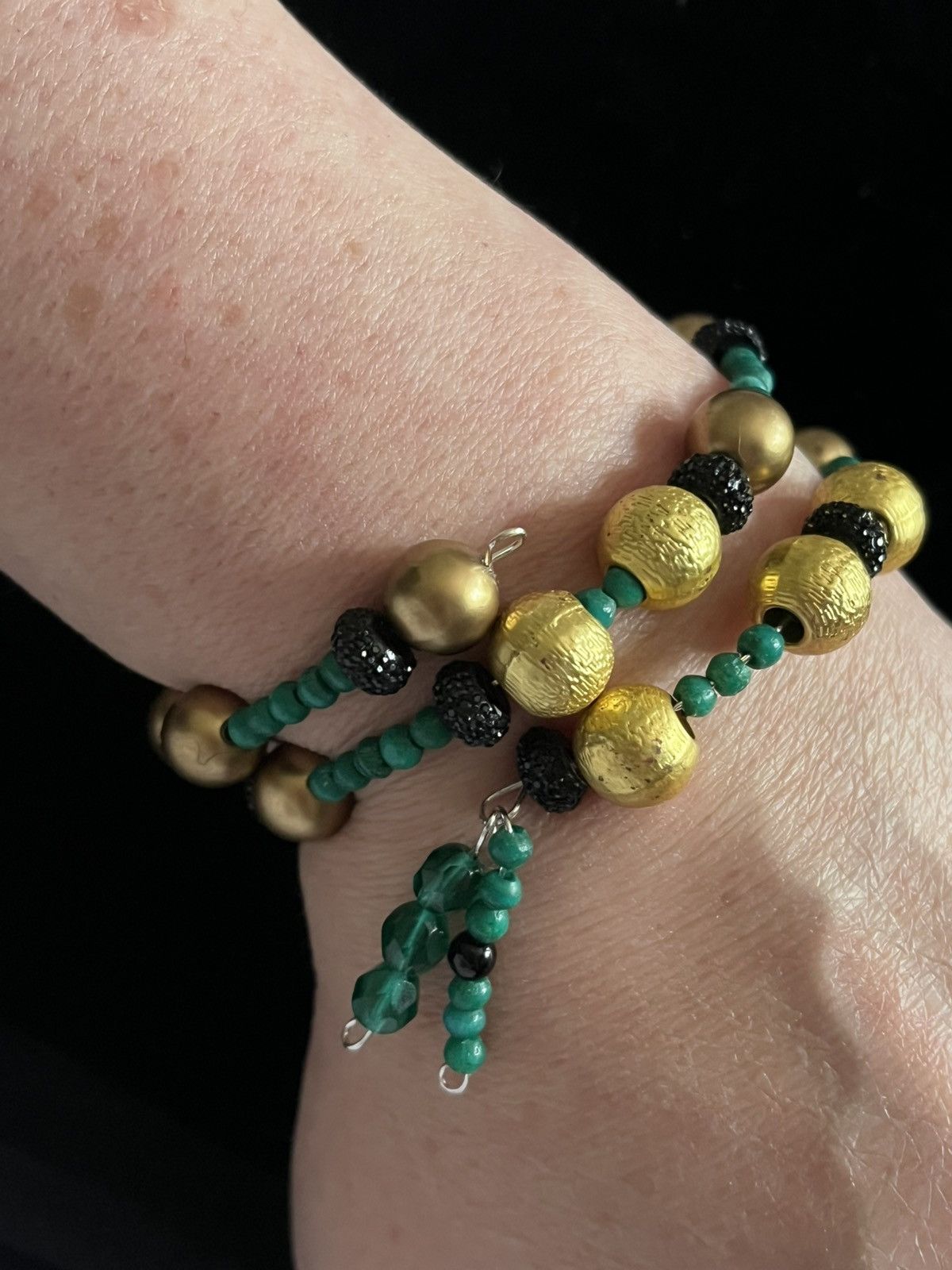 Other Bad Gurl Treasures Handcrafted Beaded Statement Bracelet Size ONE SIZE - 1 Thumbnail