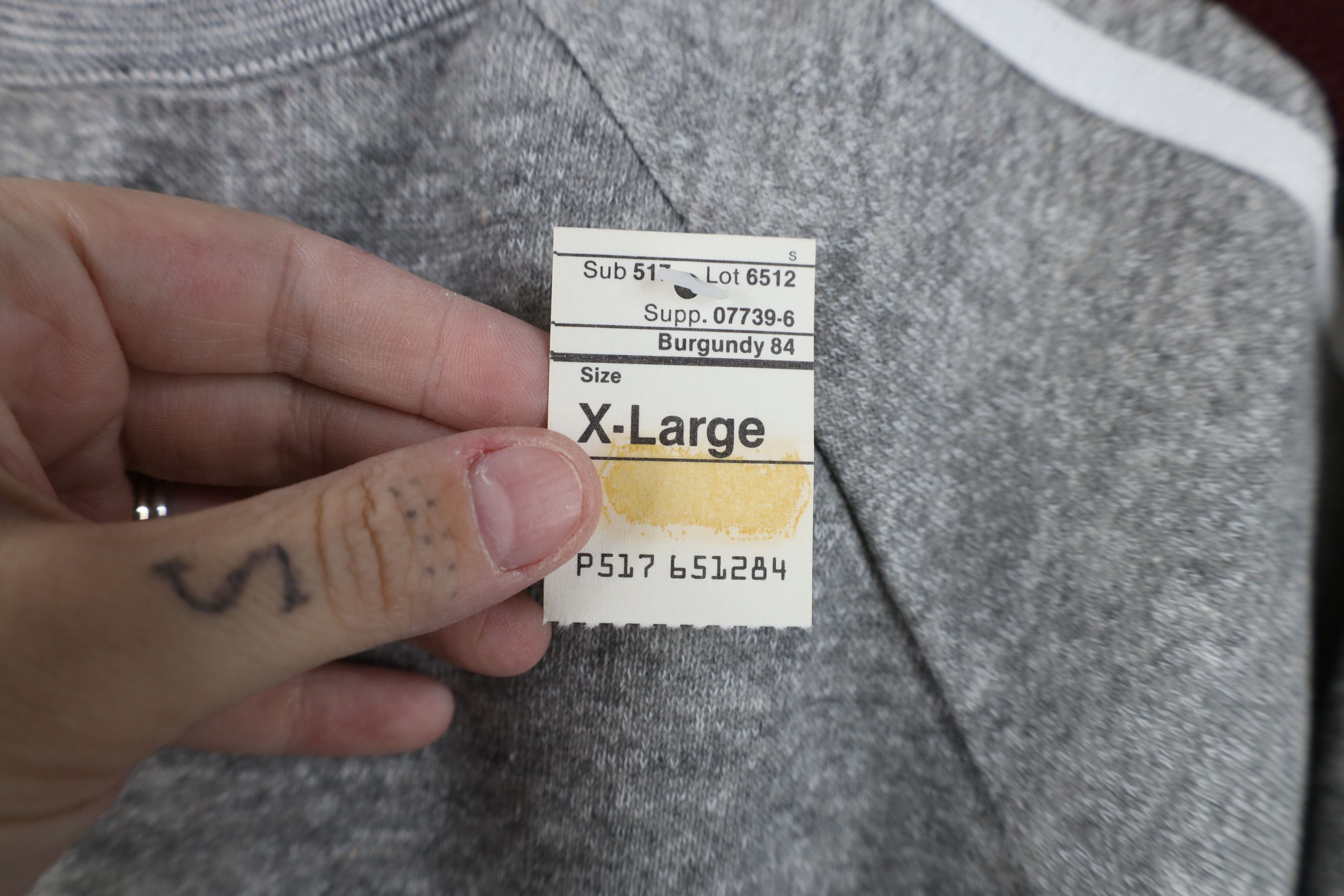 Vintage Deadstock Vintage 60s 70s Streetwear Triblend Sweatshirt USA Size US XL / EU 56 / 4 - 5 Thumbnail