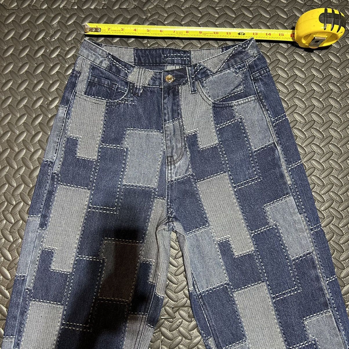 Shein Shein Jeans Patchwork Womens Size Small High Rise Denim Size 26" / US 2 / IT 38 - 3 Thumbnail