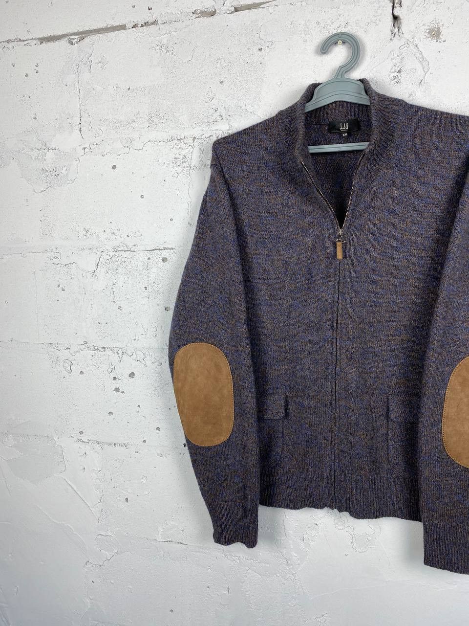 Alfred Dunhill 1690$ RRP Alfred Dunhill Camel Hair Calf Skin Sweater Size US XXL / EU 58 / 5 - 2 Thumbnail