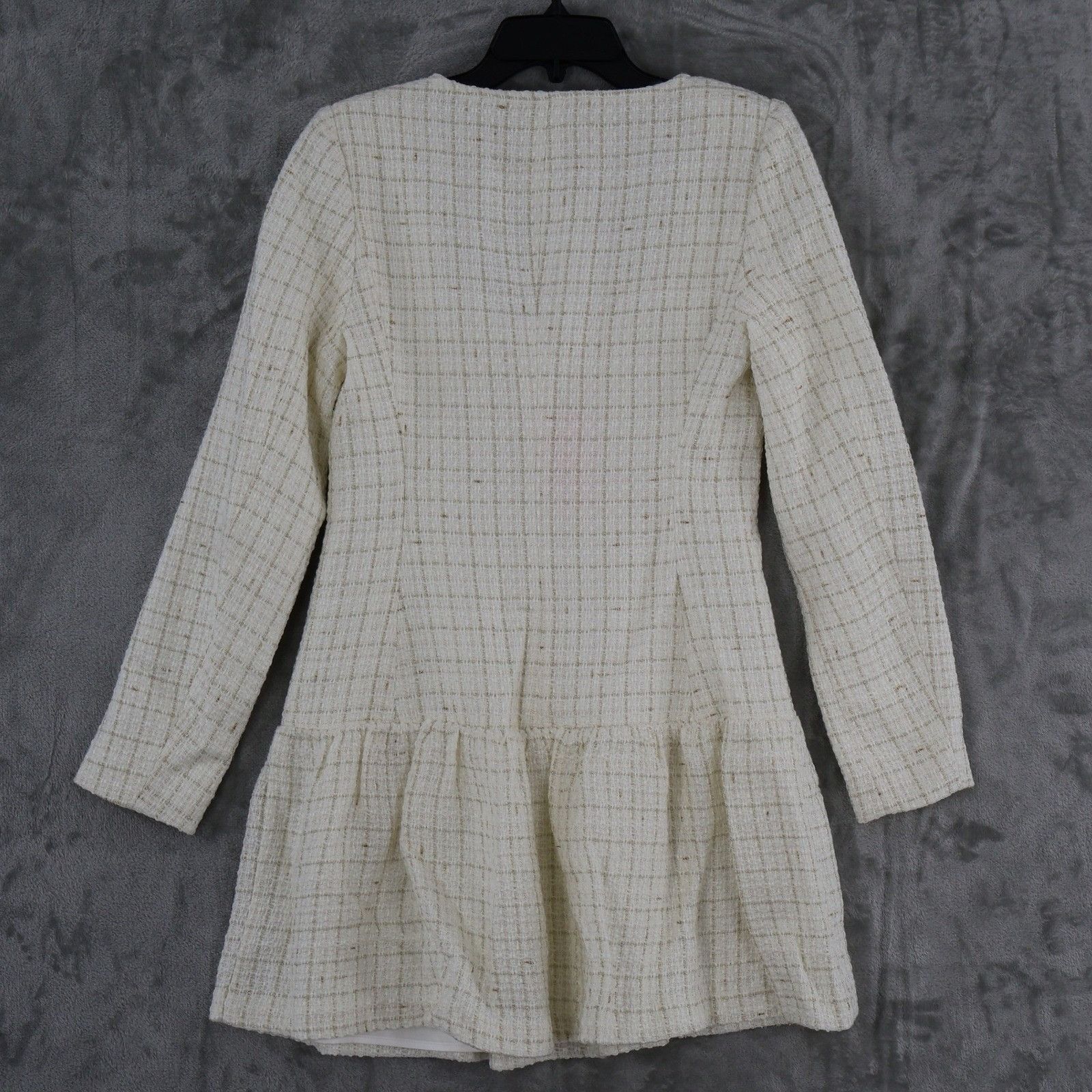 Amanda Uprichard Amanda Uprichard Fallon Mini Dress Women S White Wool Blend Size S / US 4 / IT 40 - 3 Thumbnail