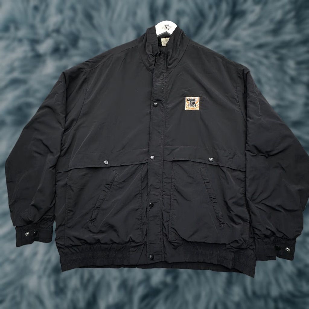 Vintage VINTAGE Unitog Jacket Mens XL Long Nylon Lined Bomber Workwear Black Size US XL / EU 56 / 4 - 1 Thumbnail