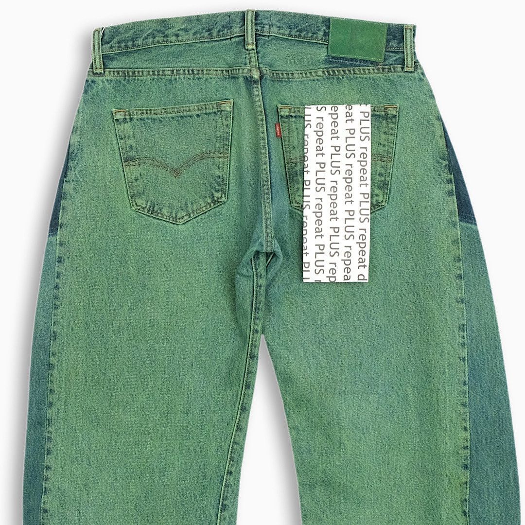 Japanese Brand × Levi's × Vintage REPEAT PLUS 002 Dirty Green 34 size (RP002G3402) Size US 34 / EU 50 - 5 Thumbnail