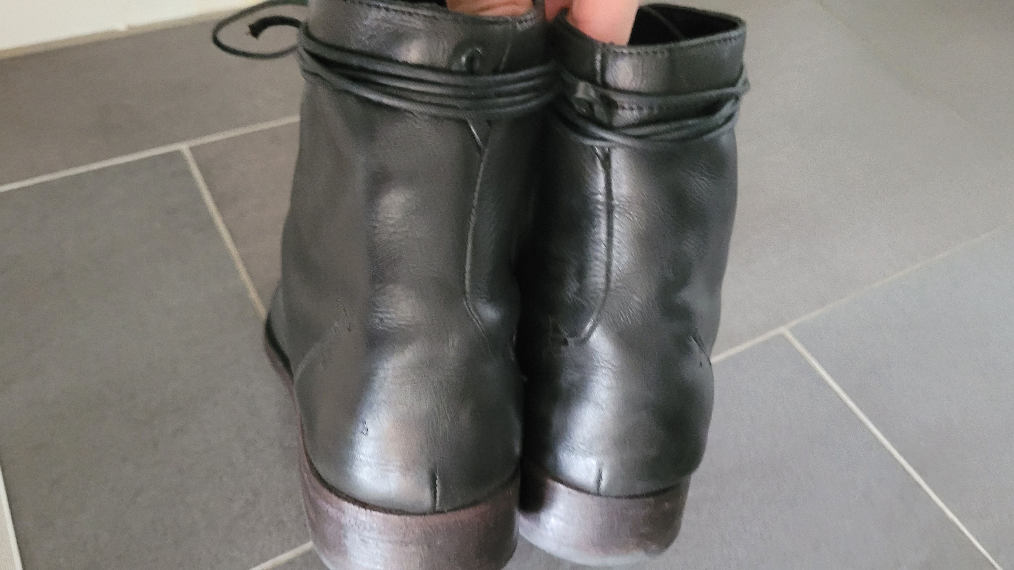 Individual Sentiments Individual Sentiments calf leather boots black +CCP 43/44 Size US 10.5 / EU 43-44 - 3 Thumbnail