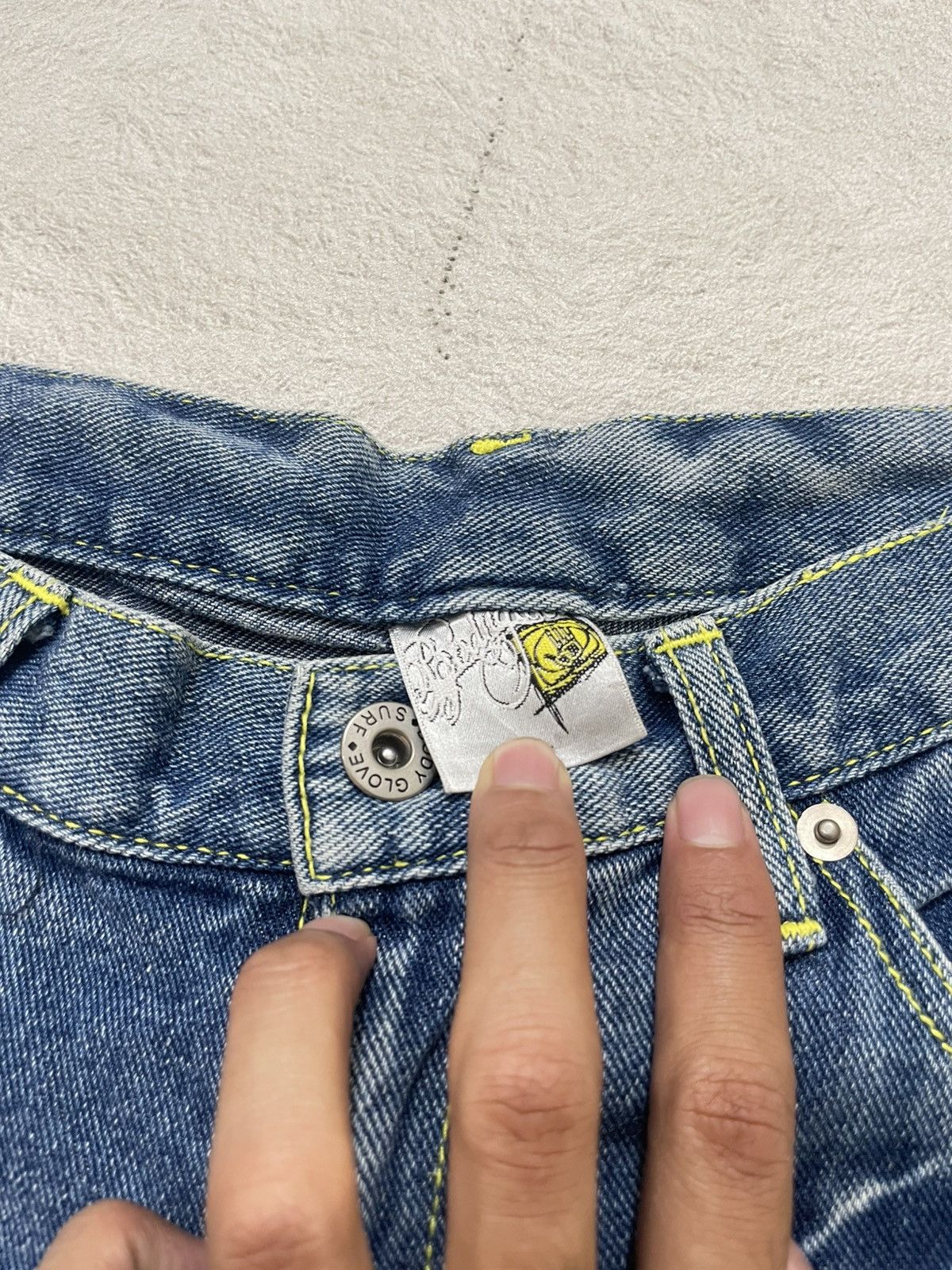 Japanese Brand 2000s Japan Brand Jorts Denim Embroidered Y2K If6was9 Size US 32 / EU 48 - 6 Thumbnail