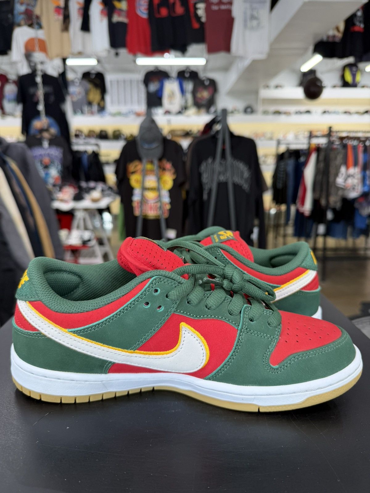Nike Nike SB Dunk Low Seattle Supersoncis Size 8.5 (2024) Size US 8.5 / EU 41-42 - 3 Thumbnail