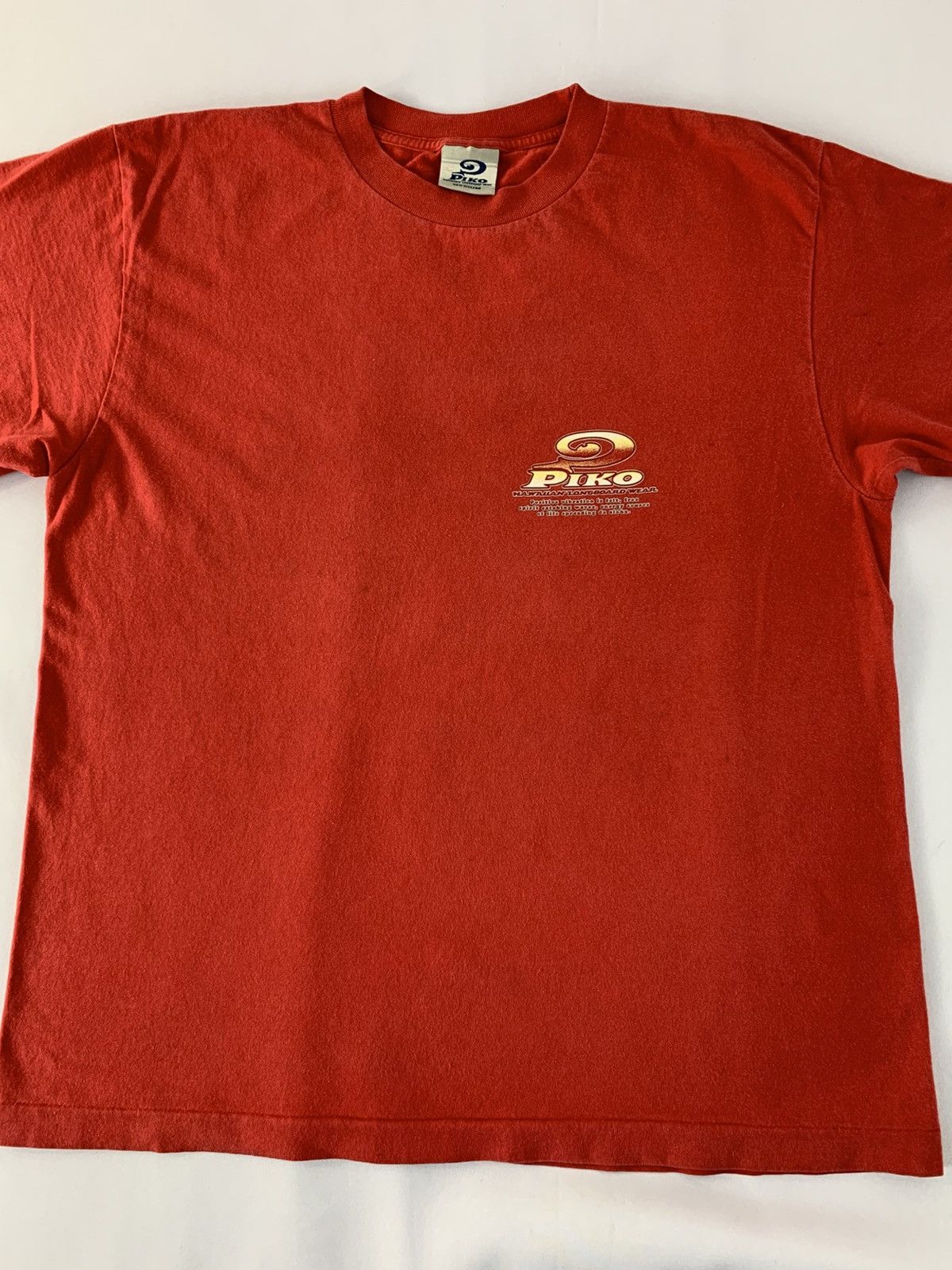 Japanese Brand Hype 90s Piko Hawaiian Longboard Wear Printed Tee Size US M / EU 48-50 / 2 - 3 Thumbnail
