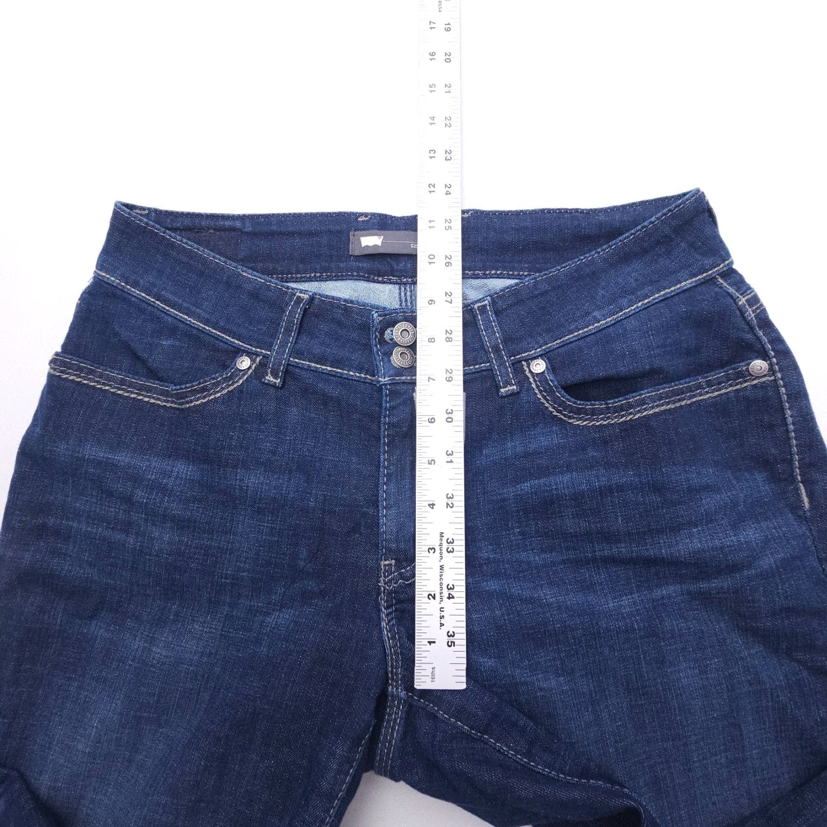 Levi's VINTAGE Levi's Levi's 529 Jeans Skinny Dark Wash 10 Women 30x31 Blue 2000s Denim Mens Womens Size 32" / US 10 / IT 46 - 7 Thumbnail