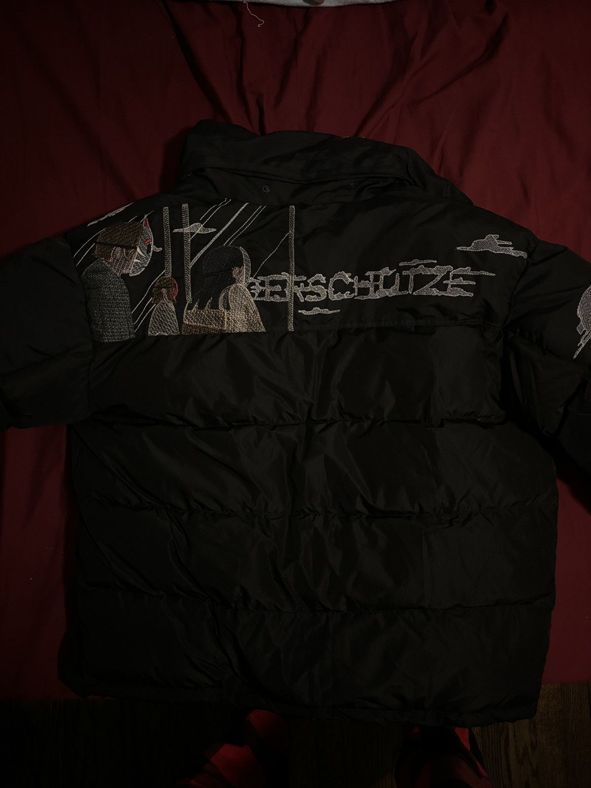 Derschutze Derschutze Embroidered Puffer Jacket Size US XXL / EU 58 / 5 - 6 Thumbnail