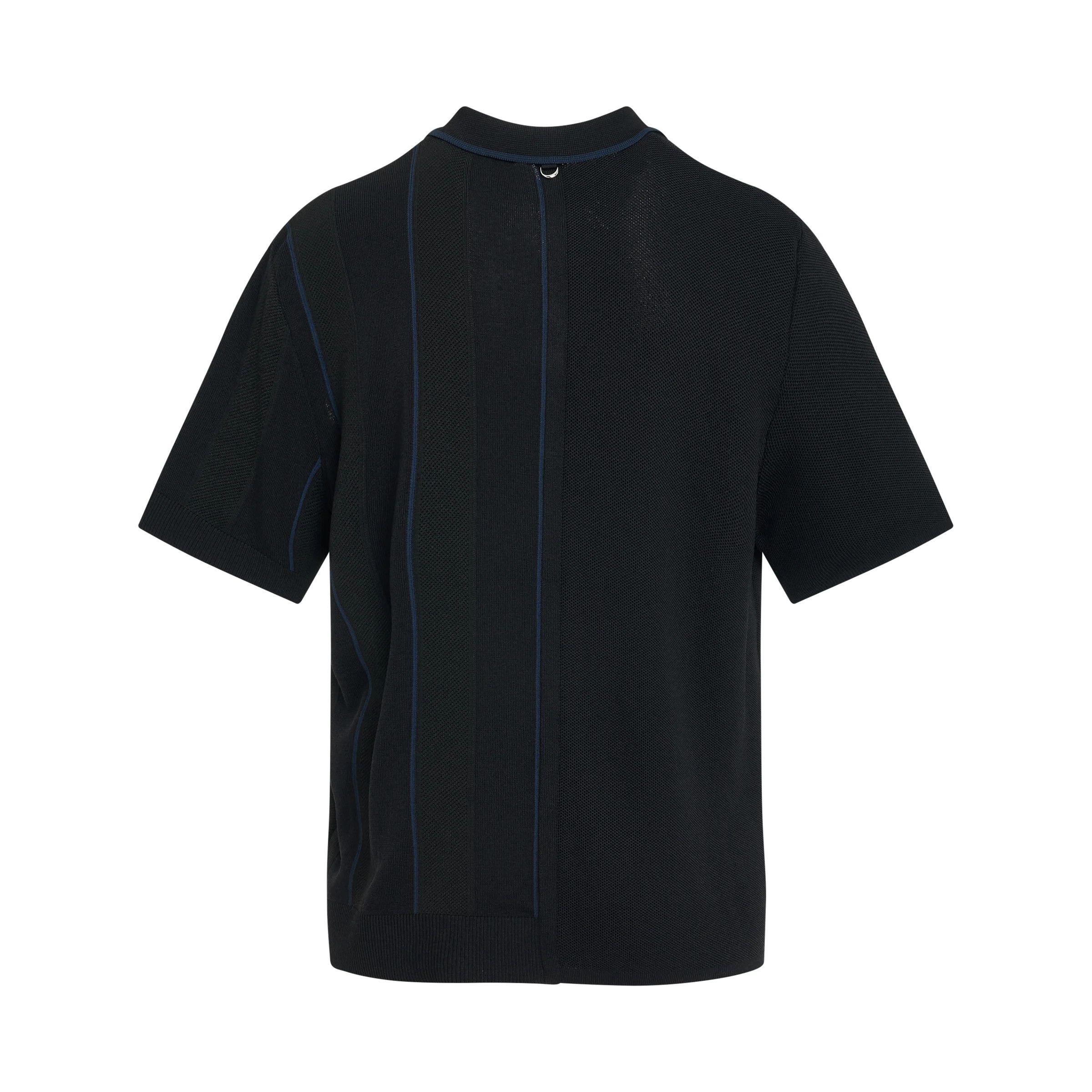 Jacquemus o1mris0824 Striped Polo in Black Size US M / EU 48-50 / 2 - 4 Thumbnail