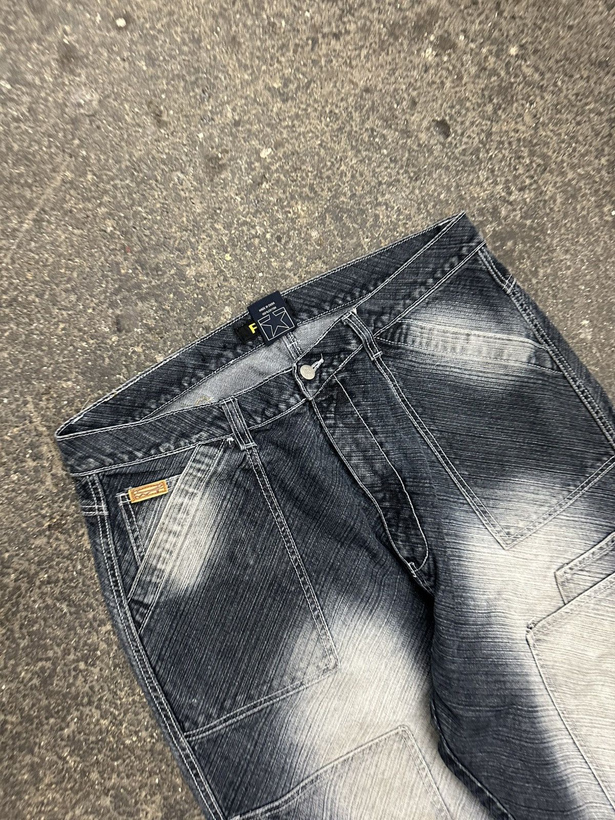 Japanese Brand × Vintage Y2K cargo baggy jorts Size US 36 / EU 52 - 3 Thumbnail