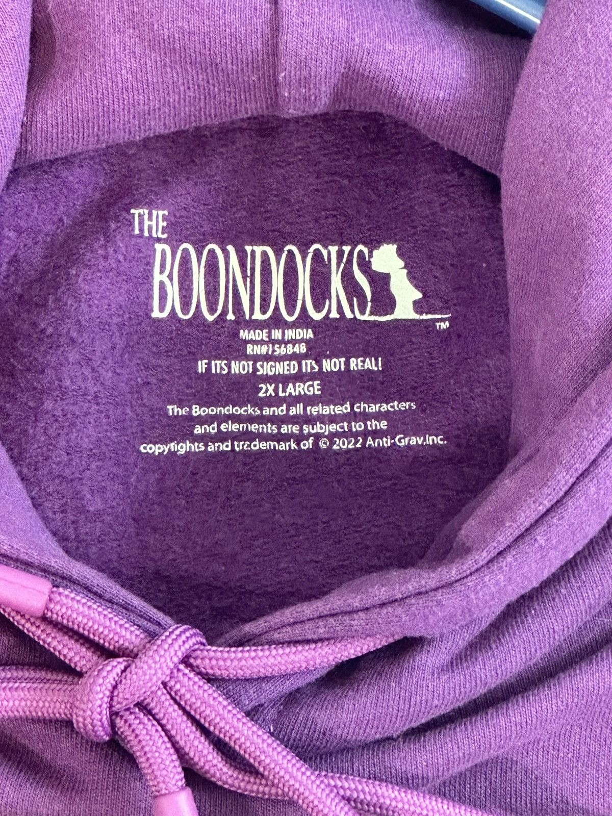Other The Boondocks Purple Hoodie 2XL Anti Grav Huey Riley Size US XL / EU 56 / 4 - 5 Thumbnail