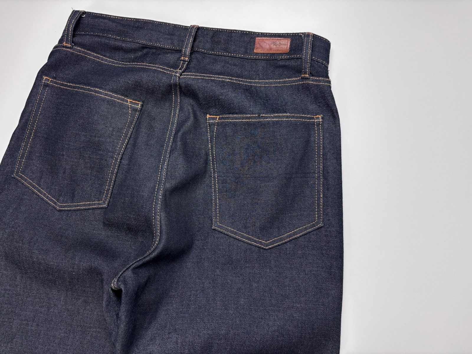 Pepe Jeans Pepe Jeans Ani Selvedge Straight Jeans Navy Blue Size 30x28 Size US 30 / EU 46 - 6 Thumbnail