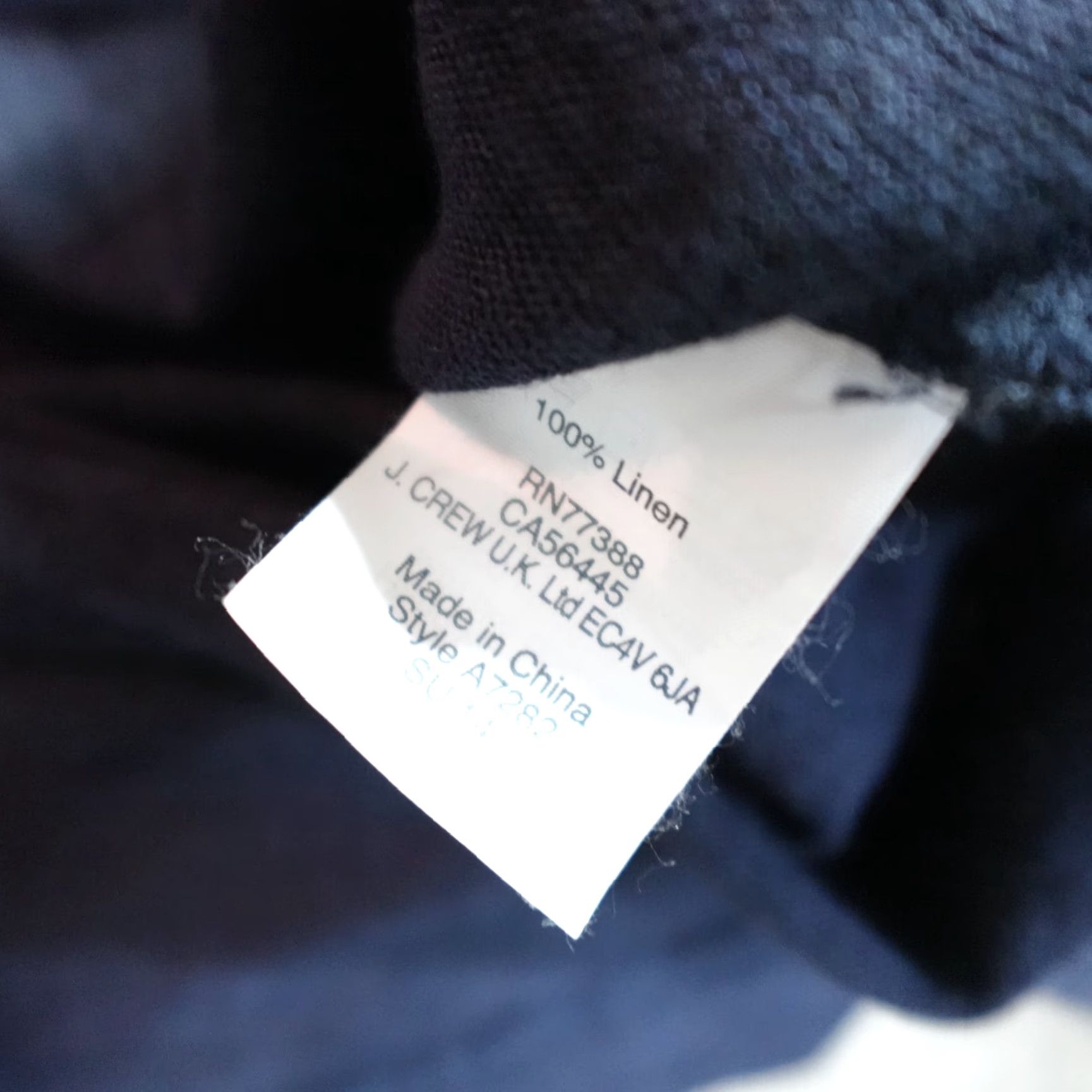 J.Crew VINTAGE J.Crew Womens T-Shirt XS Blue Solid 100% Linen Lace Tank Size XS / US 0-2 / IT 36-38 - 6 Thumbnail