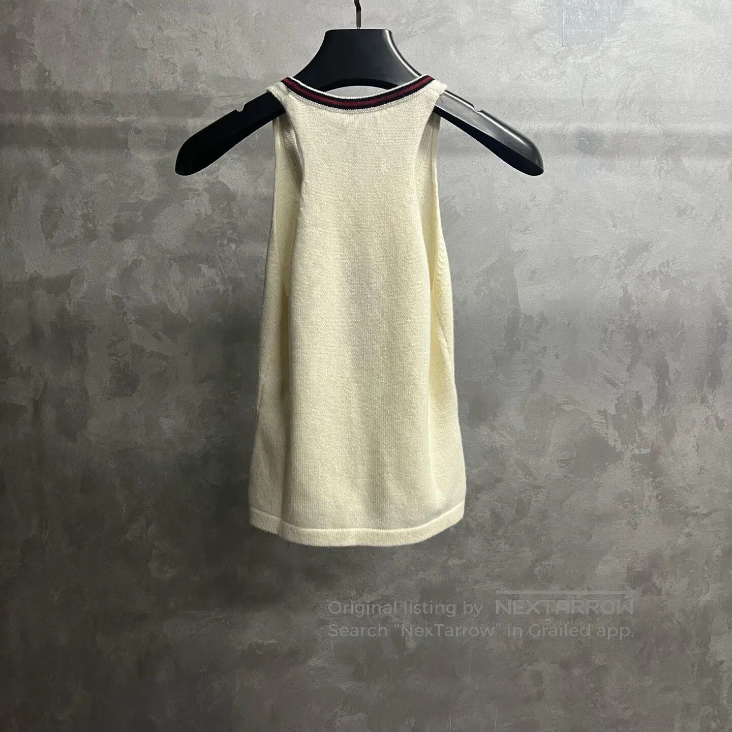 Chanel Chanel Digital pattern-printed sleeveless knitted vest| Size XS / US 0-2 / IT 36-38 - 5 Thumbnail