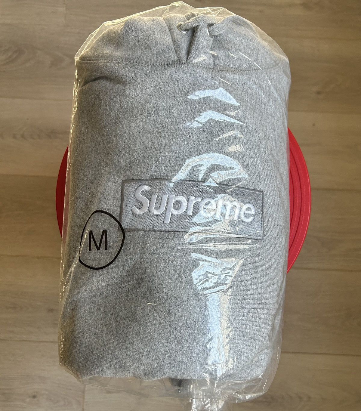 Supreme Box Logo Hooded Grey | Grailed