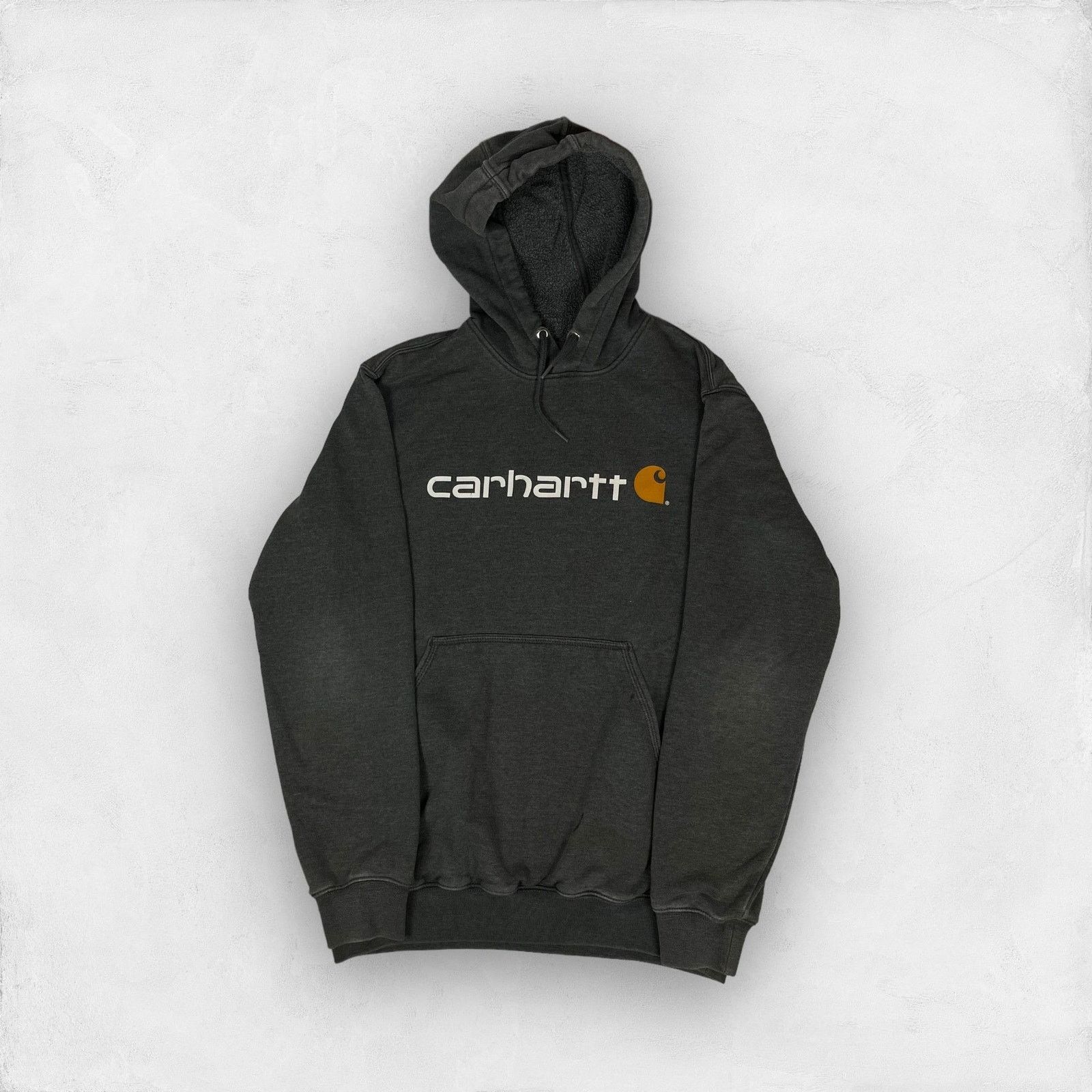 Carhartt Carhartt Men's Gray Midweight Logo Graphic Sweatshirt Small Size US S / EU 44-46 / 1 - 1 Thumbnail