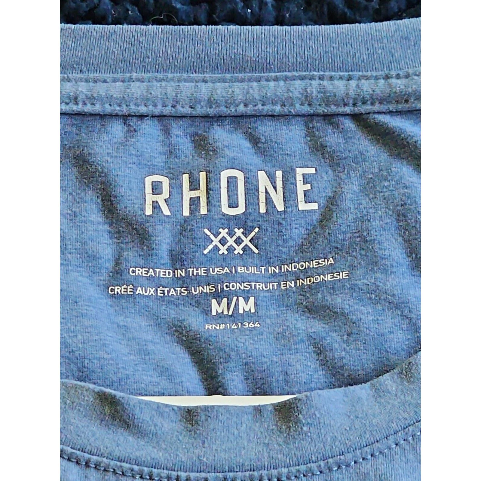 Rhone RHONE Performance Athletic T Shirt Size Medium Black S/S Size US M / EU 48-50 / 2 - 2 Thumbnail