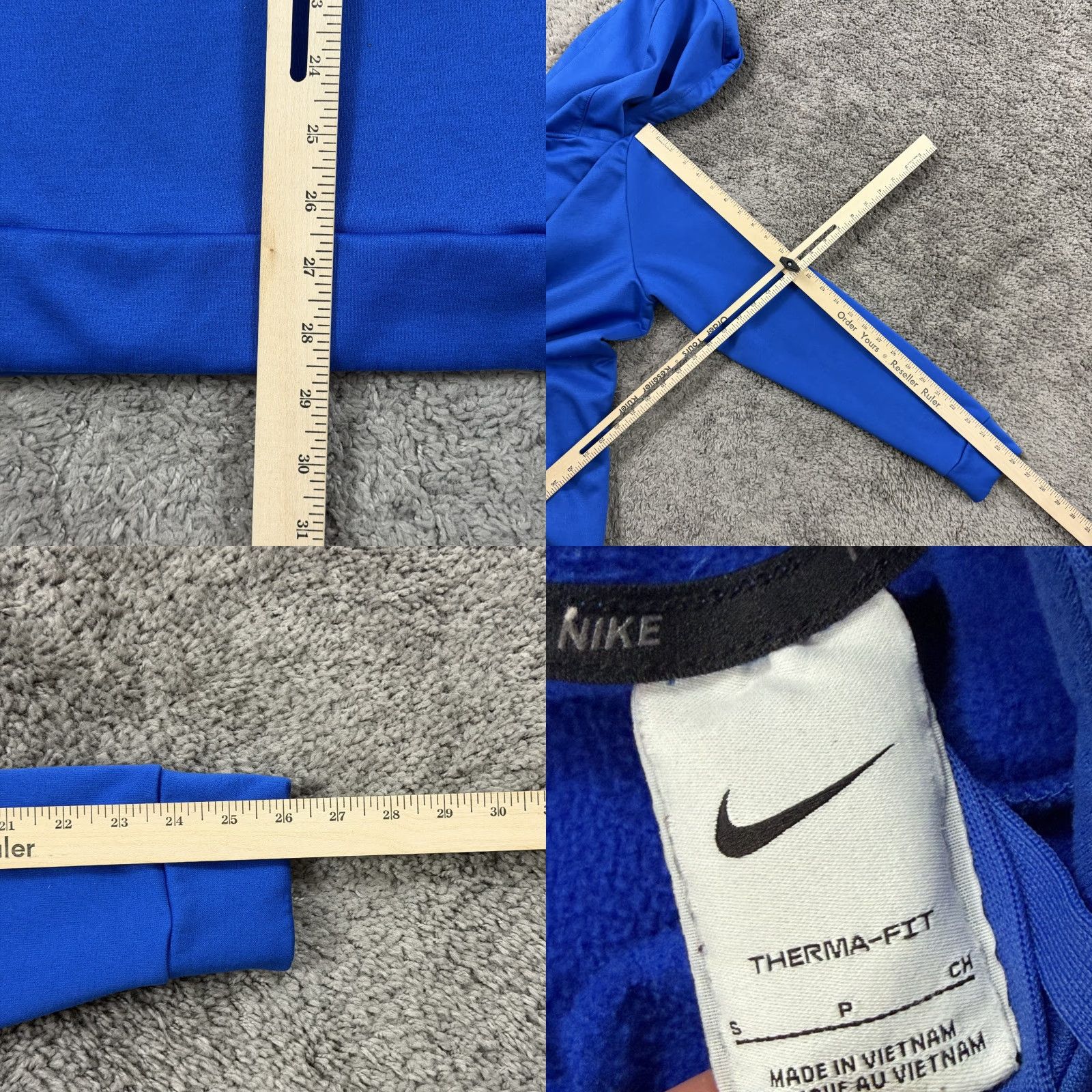 Nike Nike Hoodie Mens S Blue Pullover Fleece Therma-Fit Pockets Hooded Drawstring DD1766-480 Size US S / EU 44-46 / 1 - 8 Thumbnail