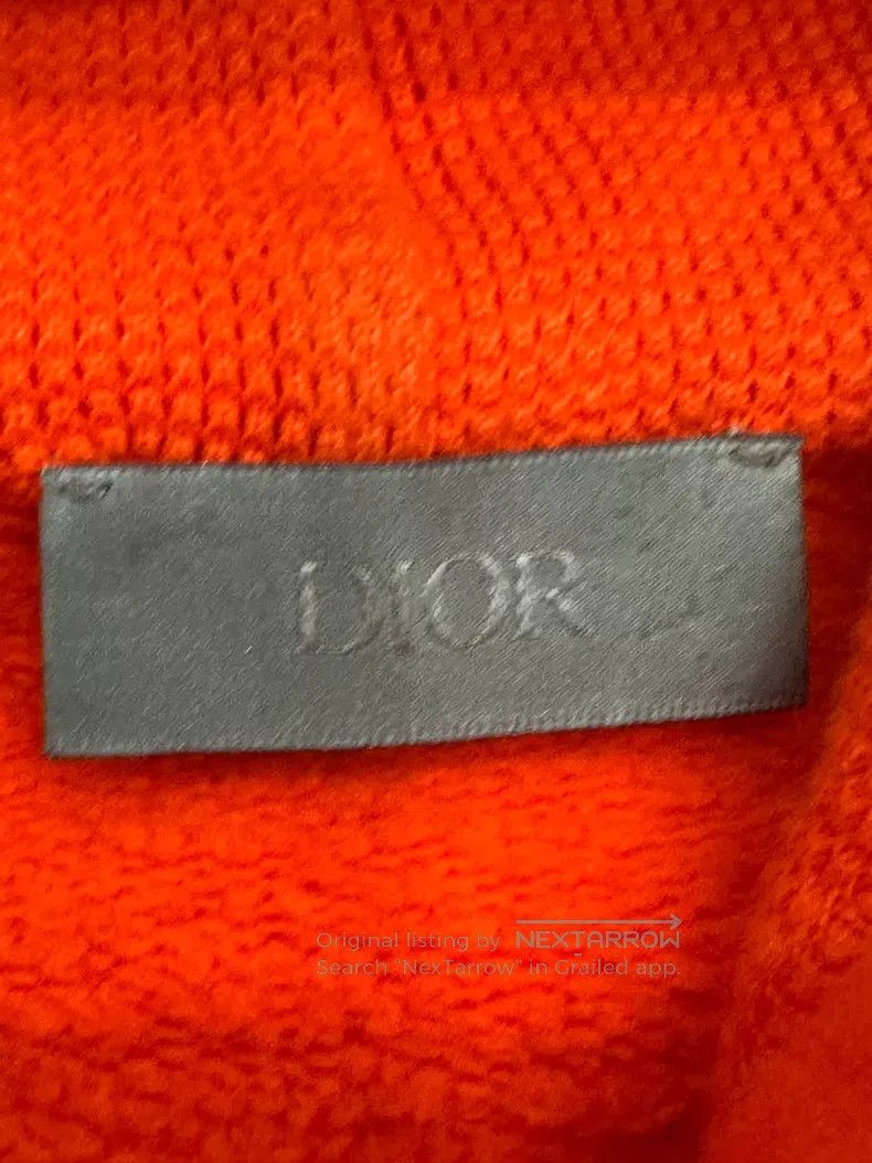 Dior Dior Orange hooded zipper long-sleeved sweatshirt Size US XL / EU 56 / 4 - 5 Thumbnail