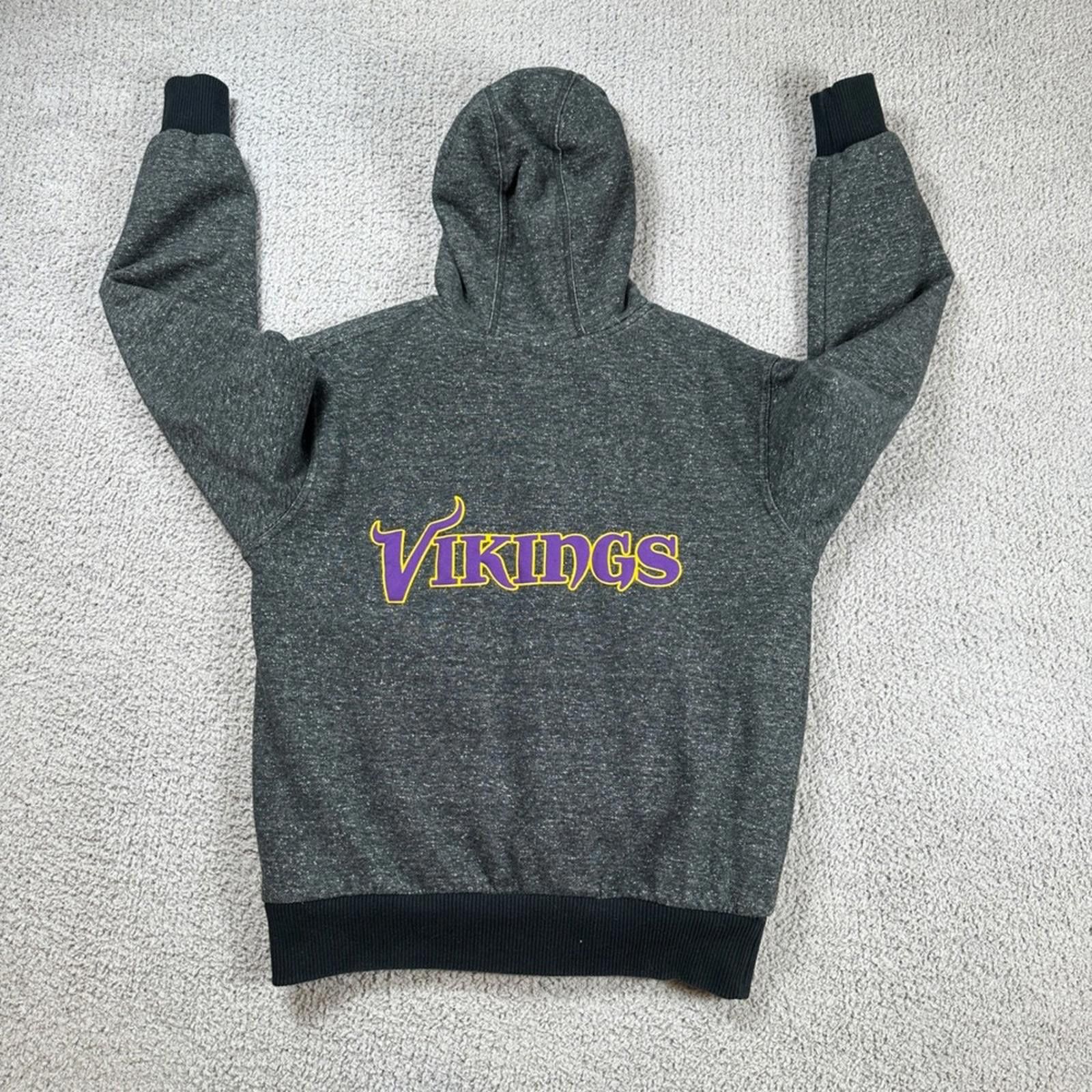 Other NFL Pro Line Minnesota Vikings Sherpa Lined Hoodie Mens S Size US S / EU 44-46 / 1 - 3 Thumbnail