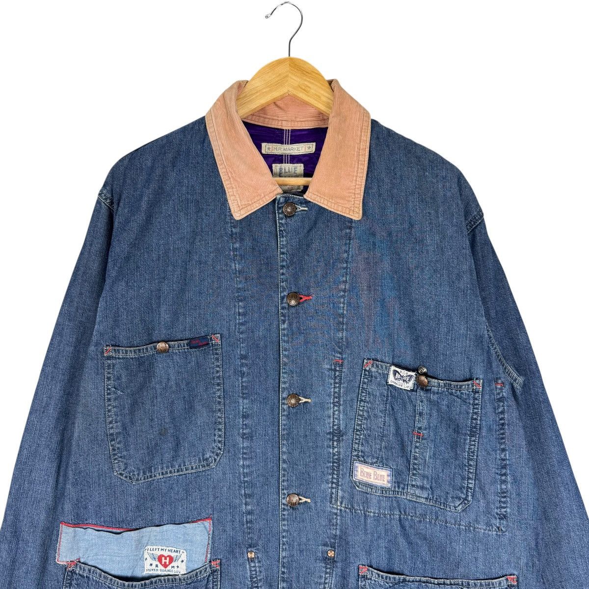 Blue Blue Japan 🔥BLUE BLUE JAPAN INDIGO DENIM CHORE JACKET Size US M / EU 48-50 / 2 - 3 Thumbnail
