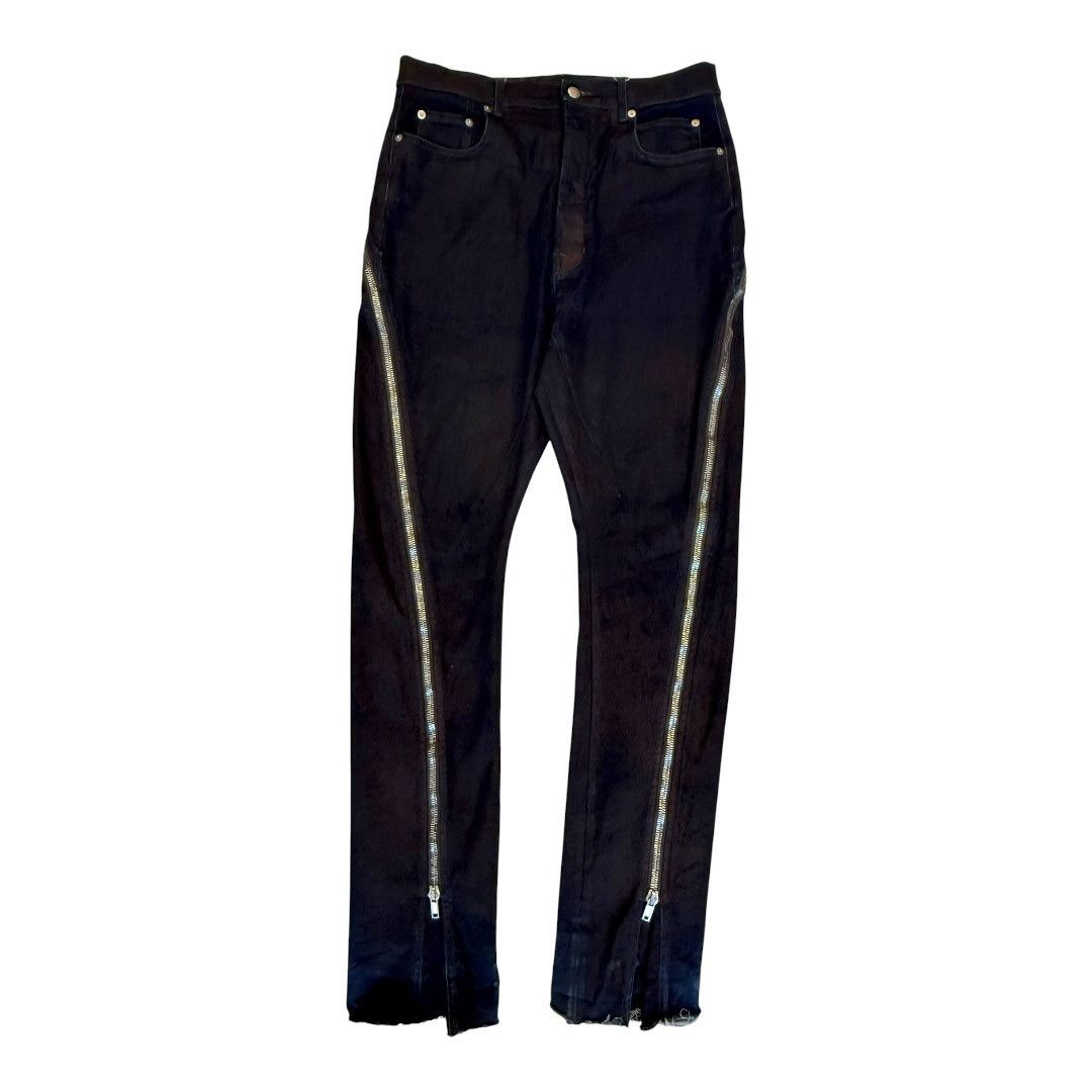 Rick Owens Rick Owens AW24 ‘Porterville’ Banana Bolan Waxed Bean Size US 32 / EU 48 - 3 Thumbnail