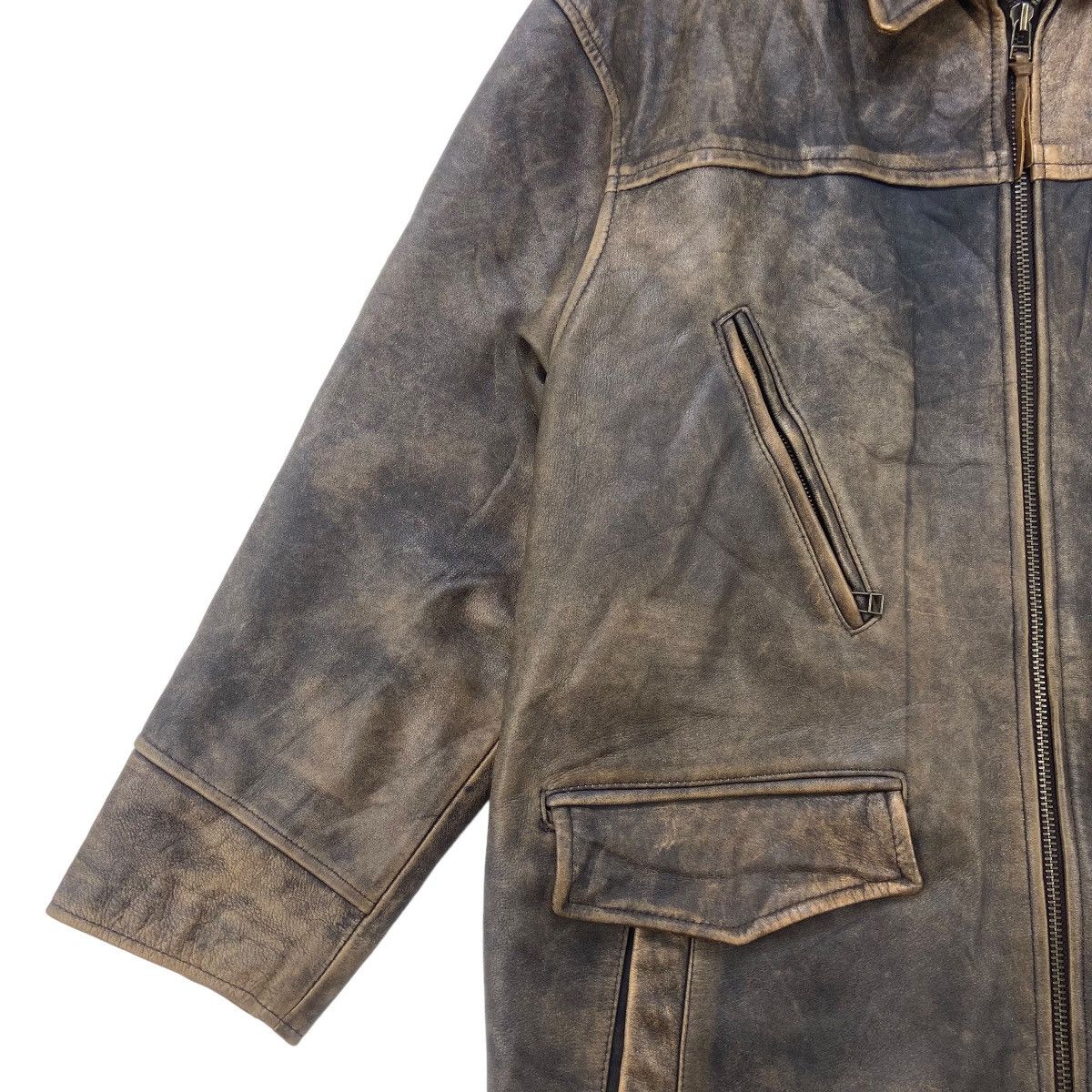 Genuine Leather Vtg 80s Midcoast International Original American Trade Mark Size US M / EU 48-50 / 2 - 8 Thumbnail
