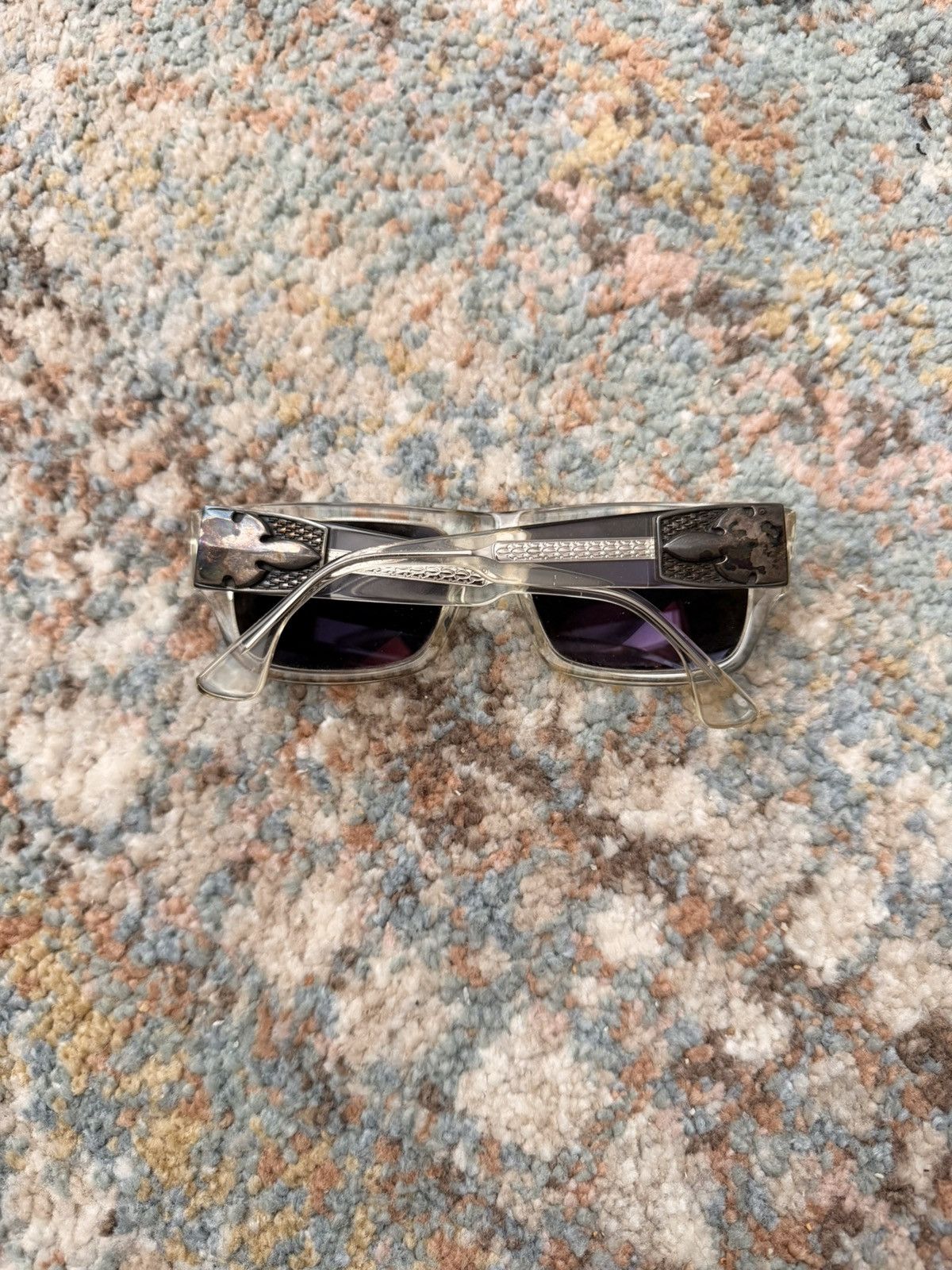 Chrome Hearts Chrome Hearts G-Money I Flerknee Rainbow Patina Sunglasses Size ONE SIZE - 5 Thumbnail