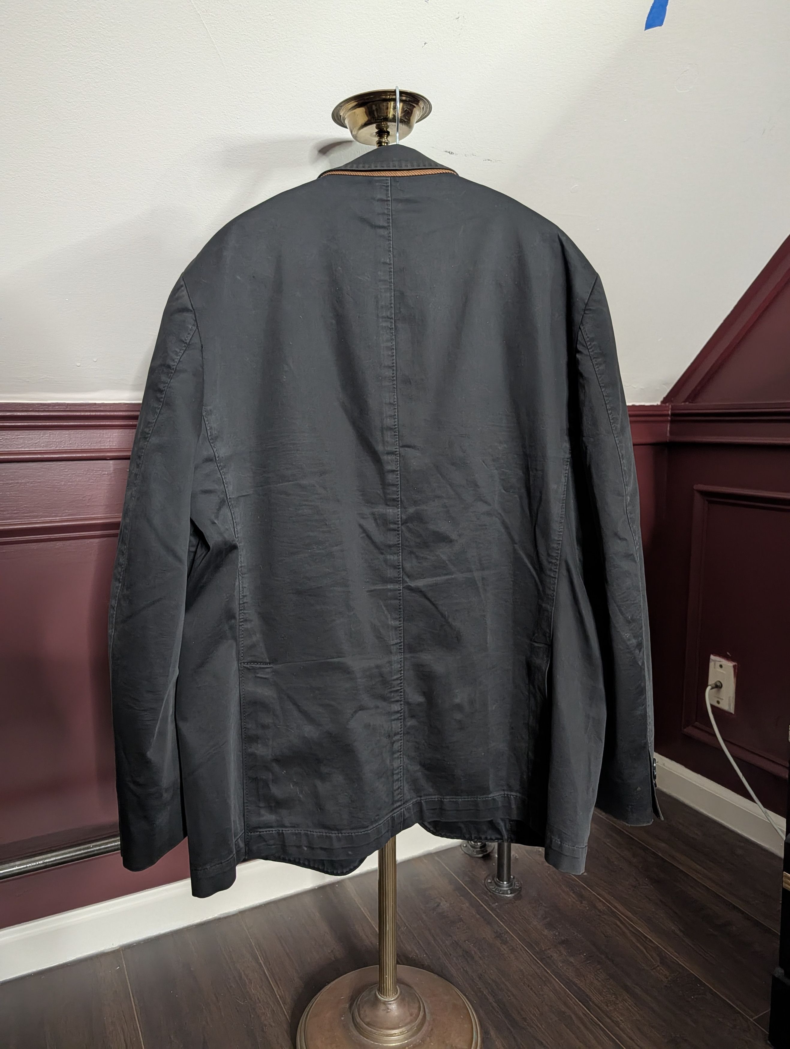 Other KROON Black corduroy trim floral lined stacked pocket jkt Size 42R - 8 Thumbnail