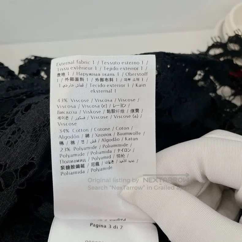 Valentino Valentino Black lace cape Size M / US 6-8 / IT 42-44 - 7 Thumbnail