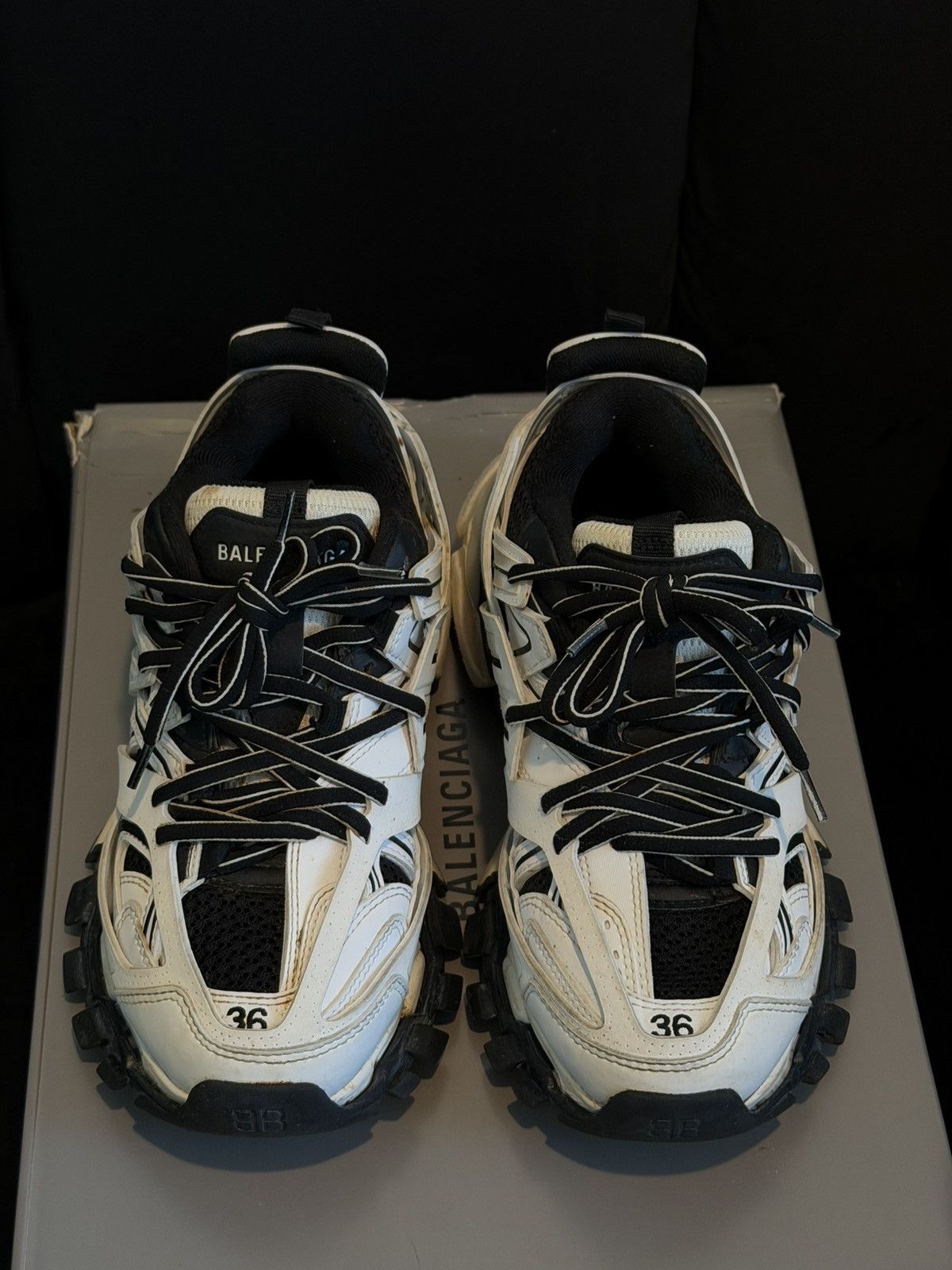Balenciaga Balenciaga Track Sneakers White/Black Size US 6 / IT 36 - 6 Thumbnail