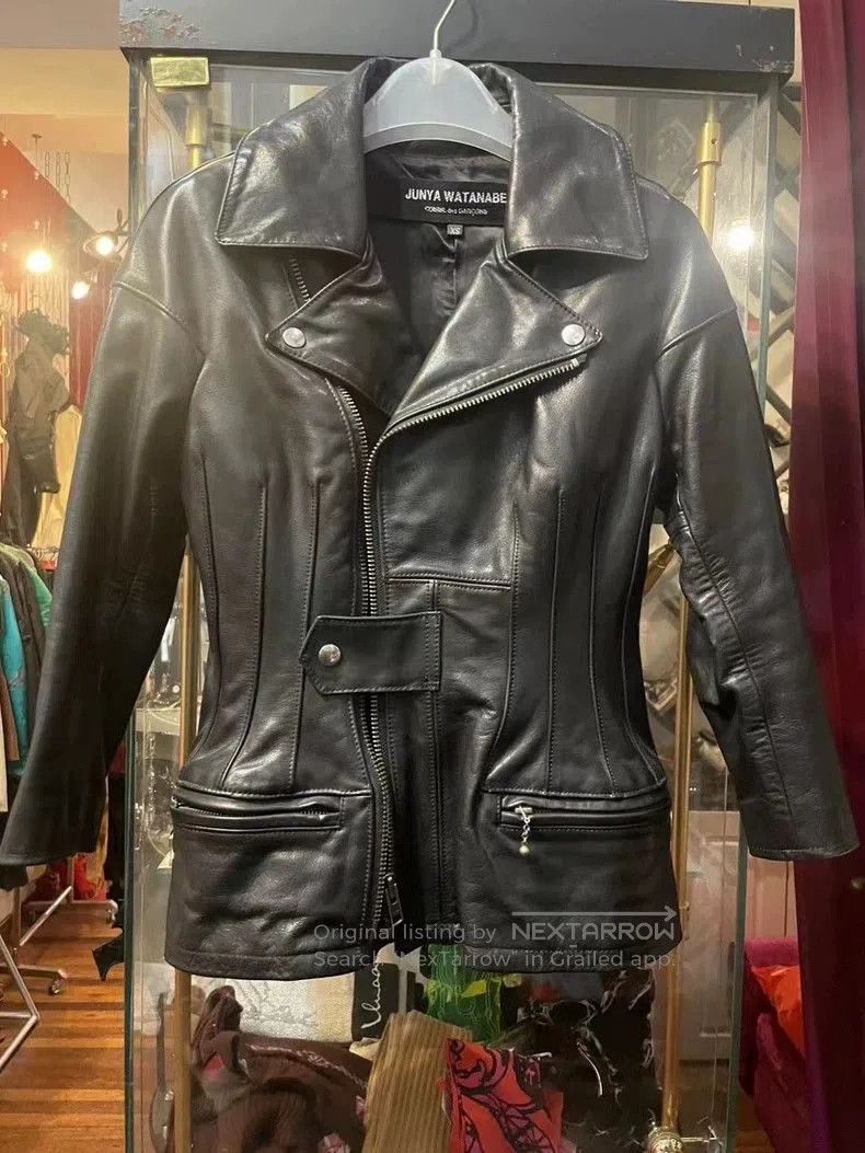 Junya Watanabe JUNYA WATANABE x CDG Leather Jacket. Size US XS / EU 42 / 0 - 1 Thumbnail
