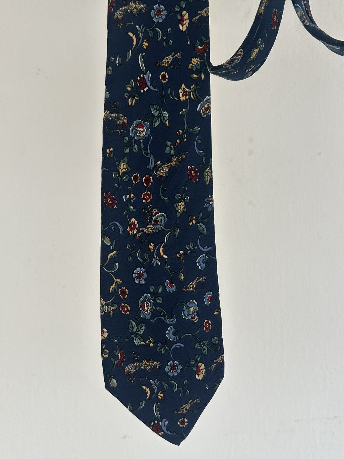 Other Nina Rici Vintage Floral Tie Blue Size ONE SIZE - 3 Thumbnail
