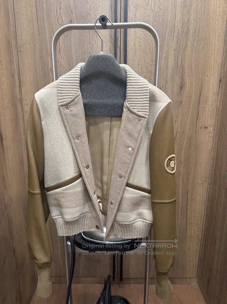 Hermes Hermes Leather and Cashmere Blended Jacket Size XS / US 0-2 / IT 36-38 - 1 Thumbnail