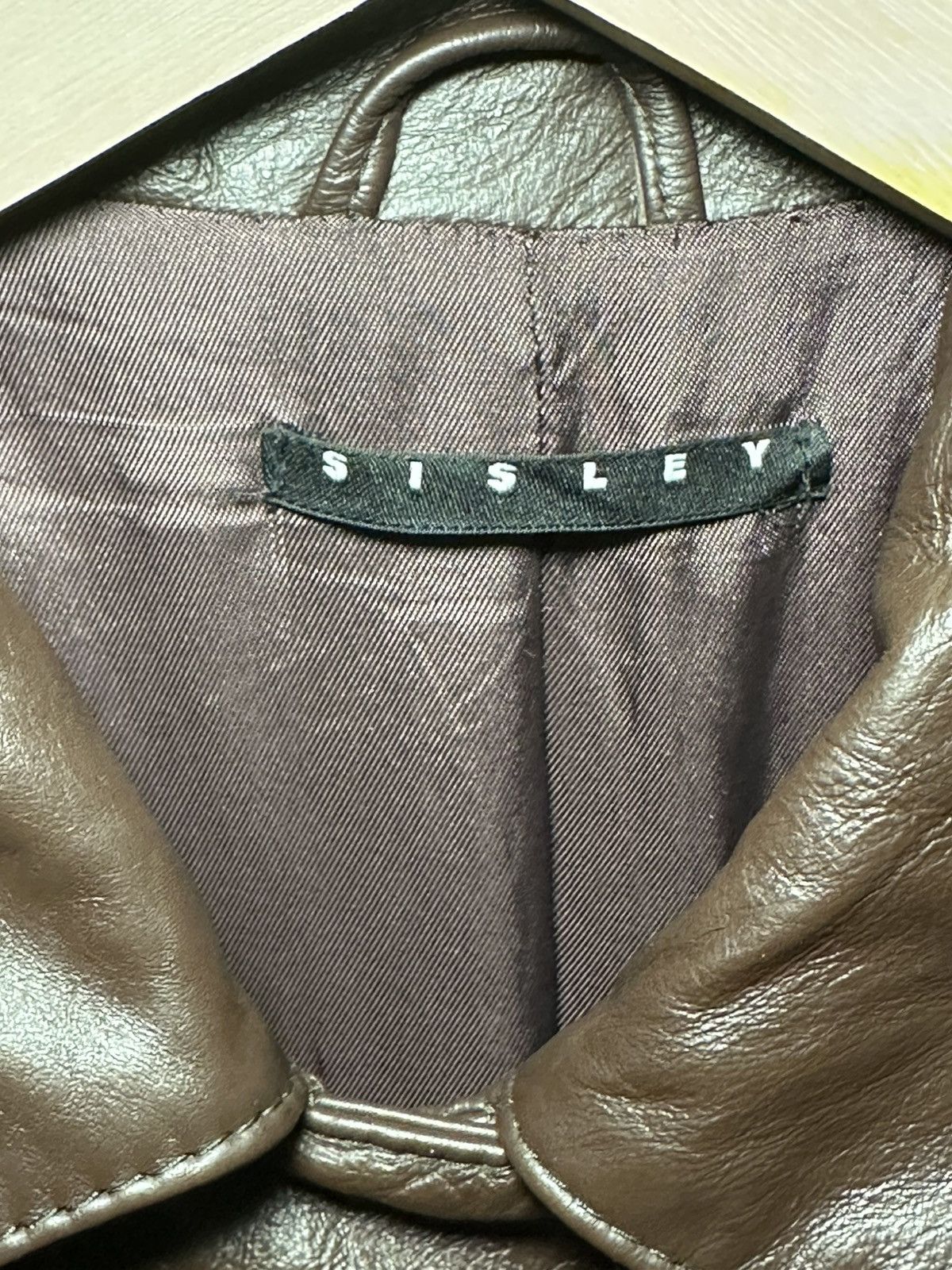 Sisley Sisley Genuine Leather Long Coat Size US S / EU 44-46 / 1 - 7 Thumbnail