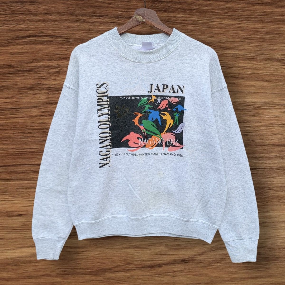 Mizuno × USA Olympics × Vintage Vintage 90s Mizuno Olympic Winter Game NAGANO 1998 Crewneck Size US S / EU 44-46 / 1 - 1 Thumbnail