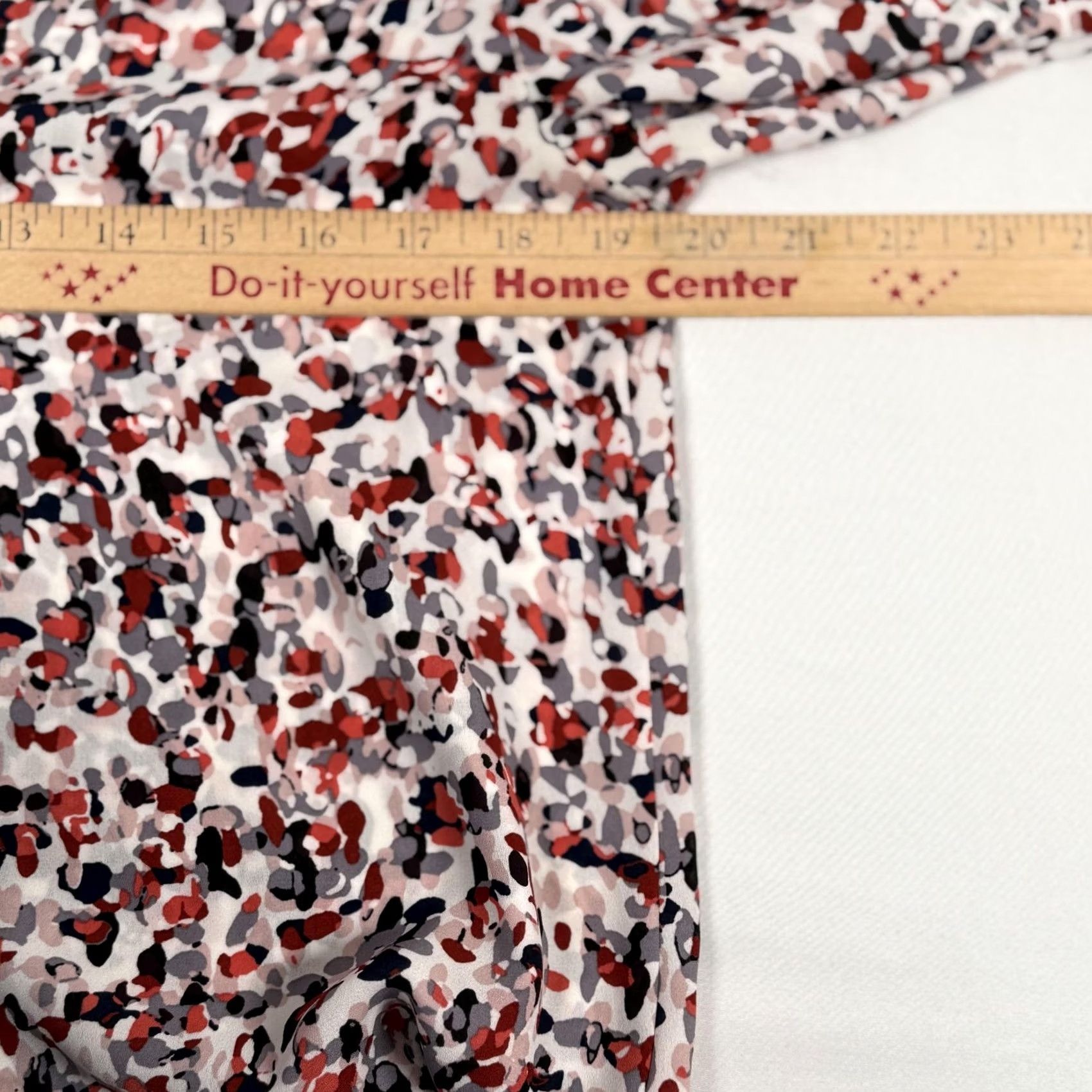 Loft LOFT Womens Small Multicolor Abstract Floral Long Sleeve Blouse Top Career Size S / US 4 / IT 40 - 7 Thumbnail