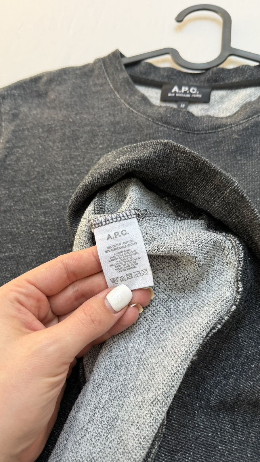 A.P.C. A.P.C. Rue Madame Paris crewneck sweatshirt M Size US M / EU 48-50 / 2 - 7 Thumbnail